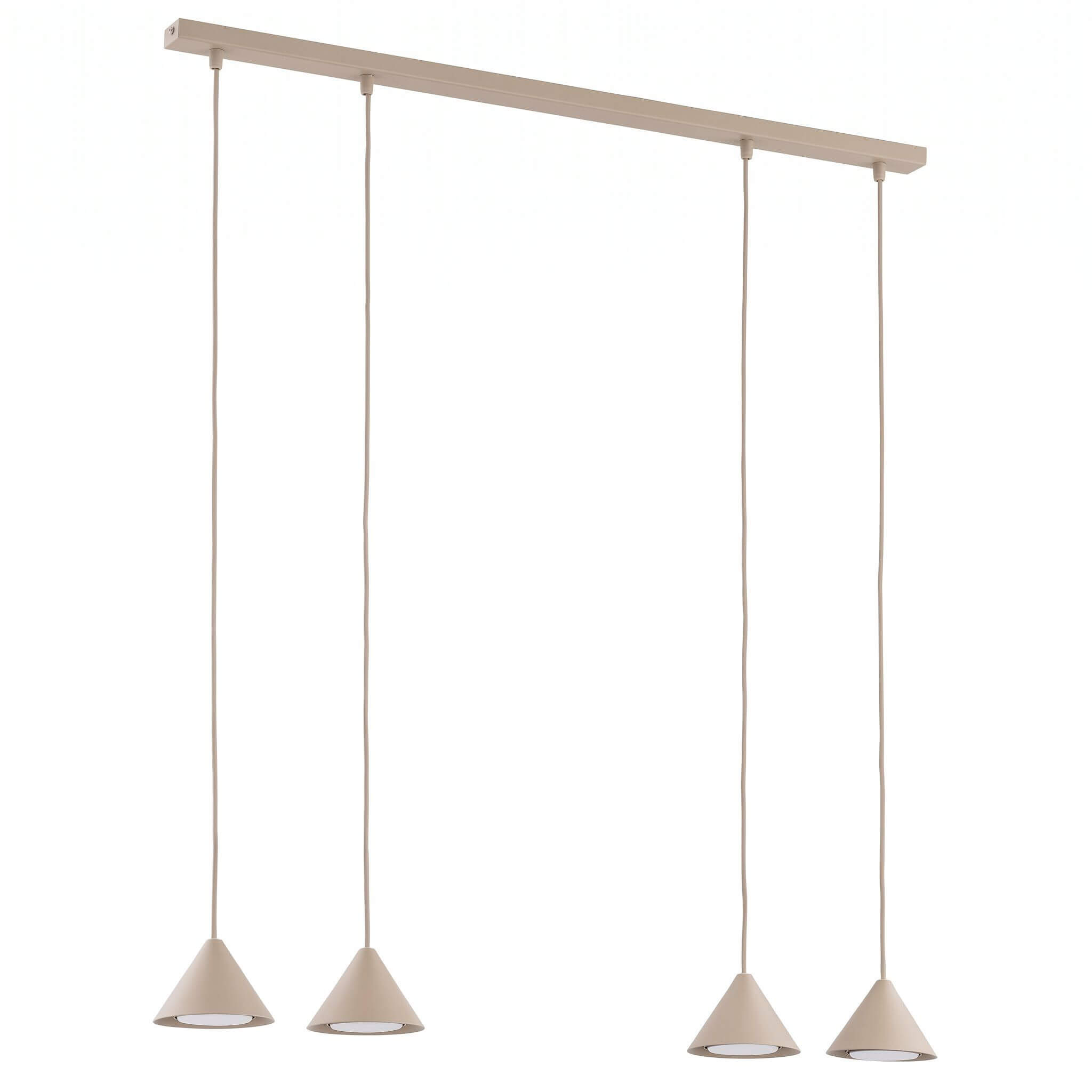 Emibig Elit lampă suspendată 4x10 W bej 1812/4