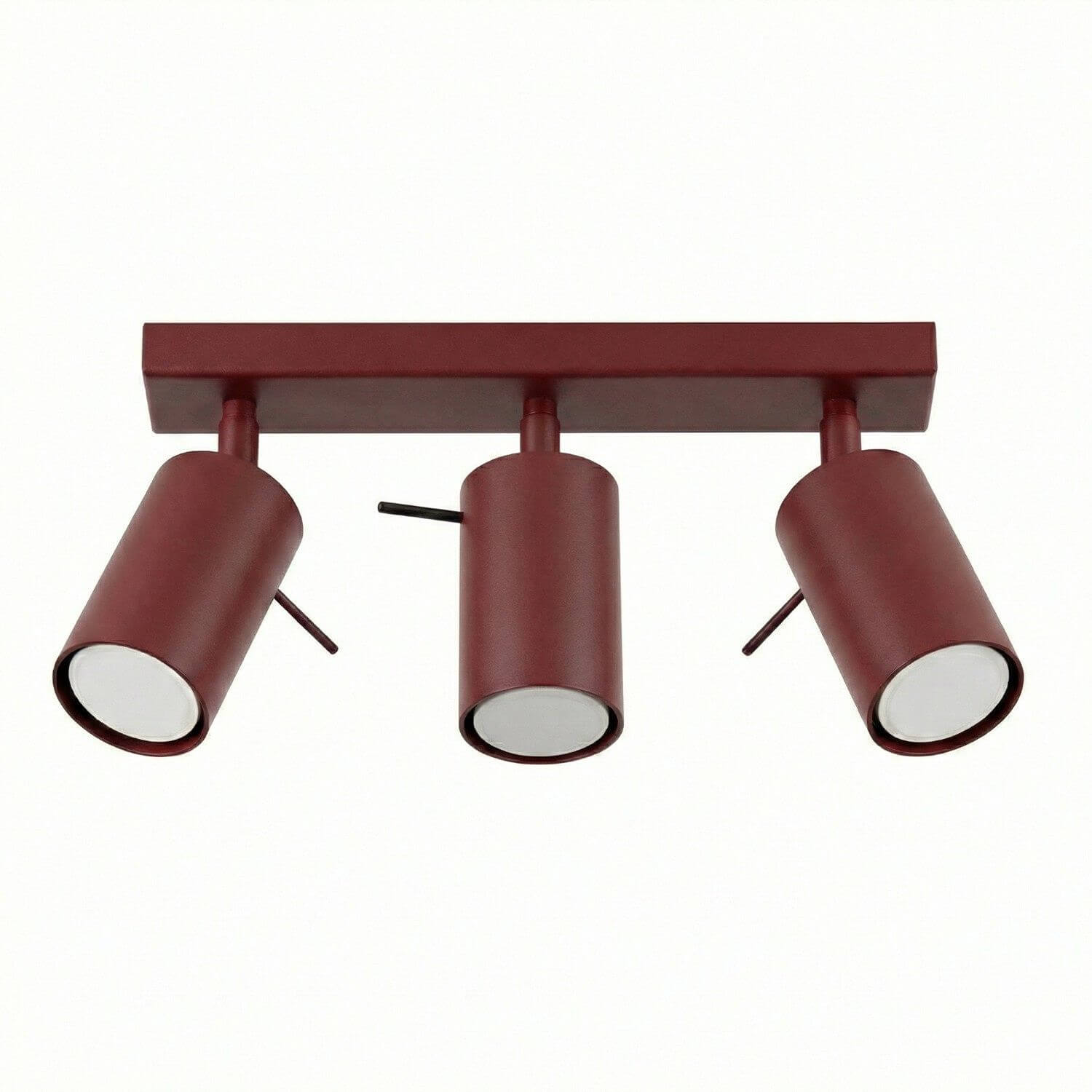 Sollux Lighting Ring lampă de tavan 3x10 W burgundia SL.2161