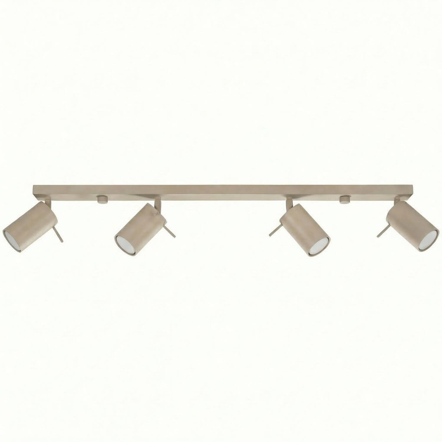 Sollux Lighting Ring lampă de tavan 4x10 W gri SL.2157