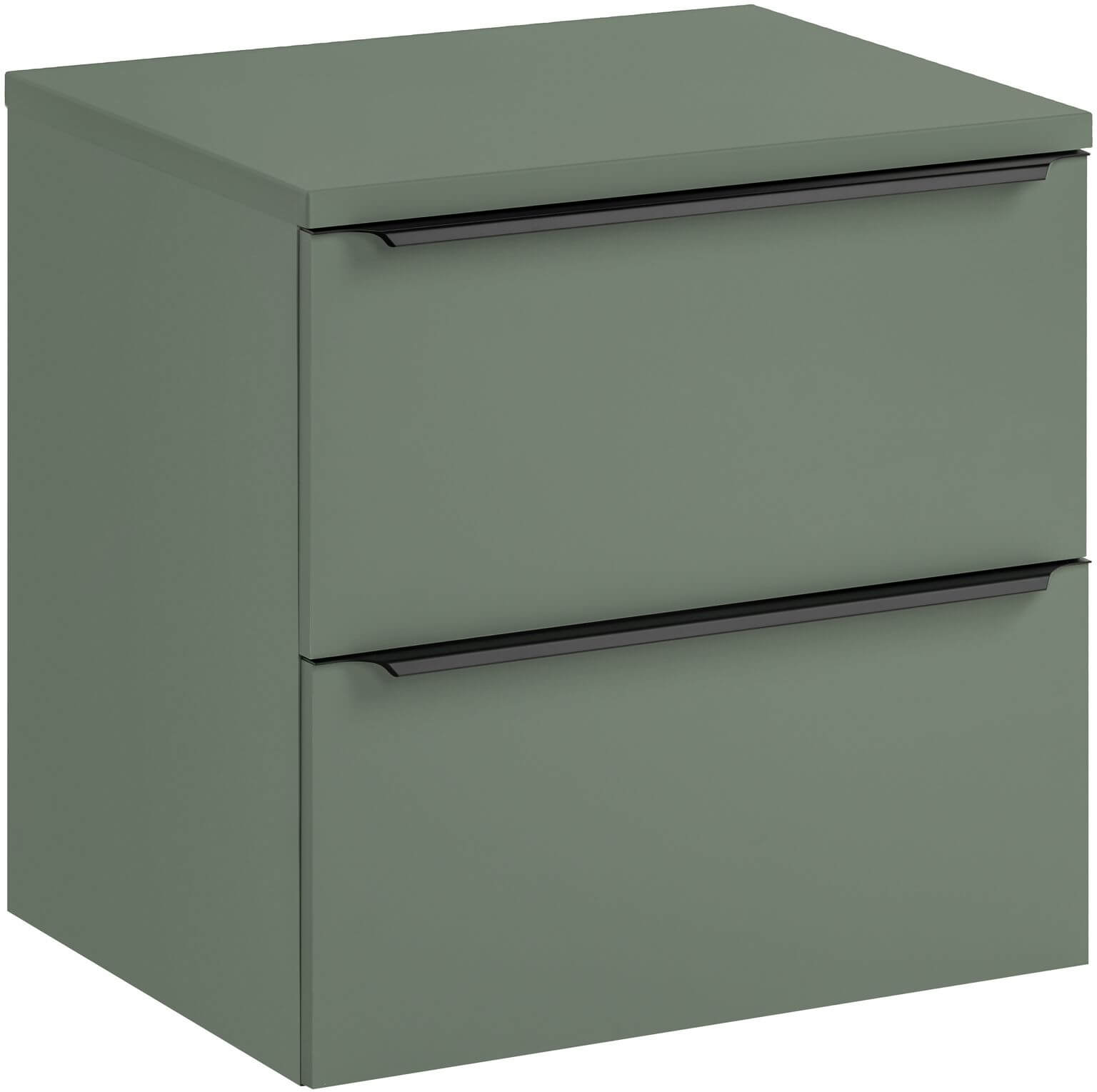 Set dulap Comad Sombra Green SOMBRA GREEN 82-60-46-2S, blat Comad Sombra Green GREEN 89-60-46 M