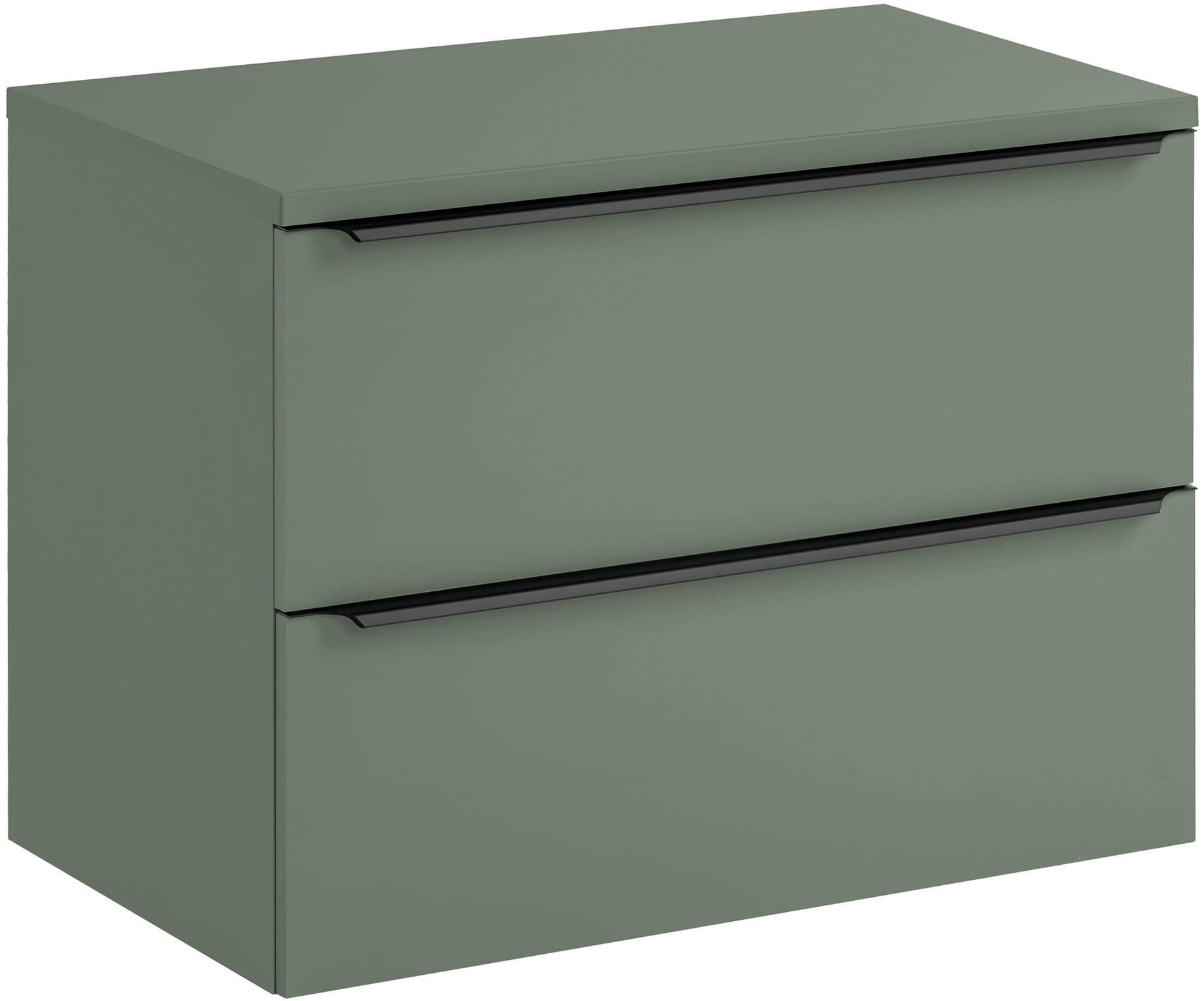 Set dulap Comad Sombra Green SOMBRA GREEN 82-80-46-2S, blat Comad Sombra Green GREEN 89-80-46 M