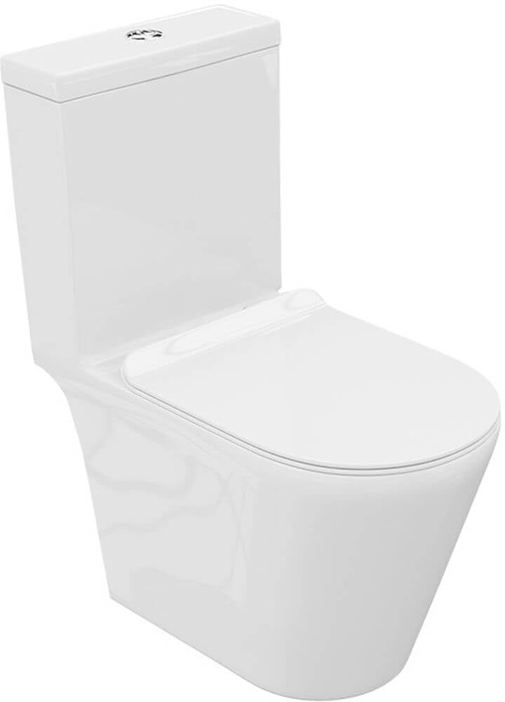 LaVita Prestige Form 3.0 wc compact cu capac soft-close cu spălare turbionară alb 5900378342991
