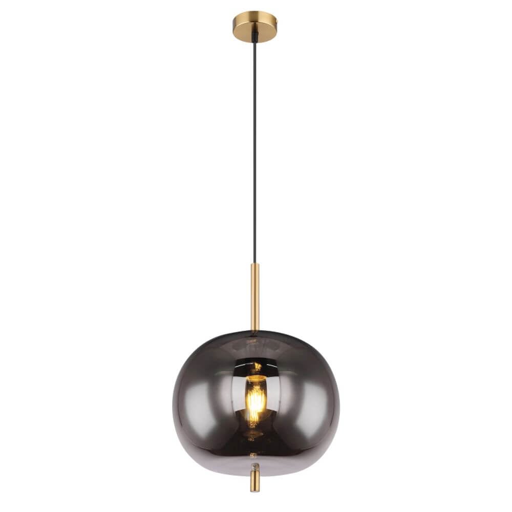 Globo Lighting Blacky I lampă suspendată 1x60 W alamă-fumuriu 15345H1MM