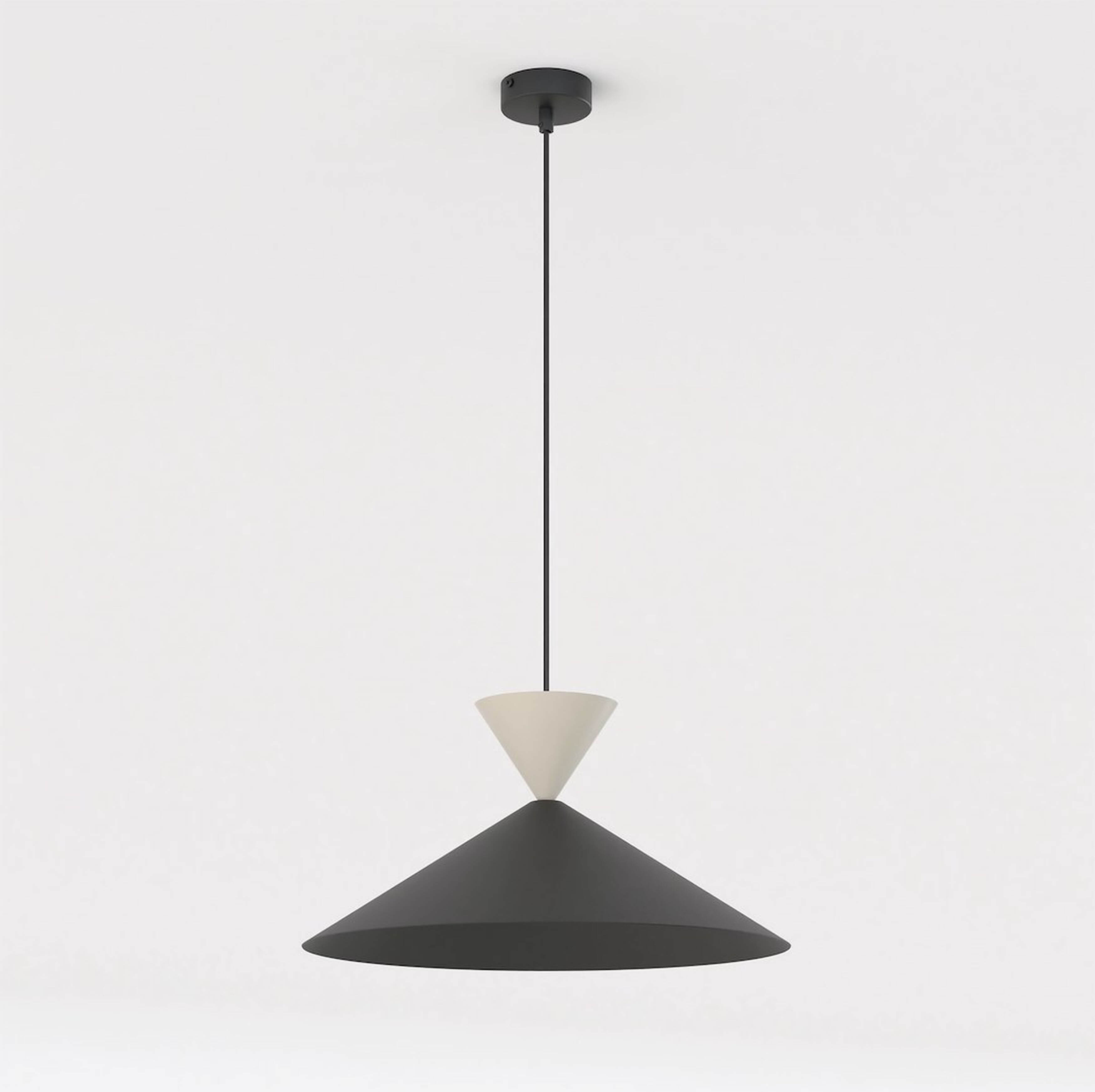 Emibig Ralf lampă suspendată 1x10 W negru-bej 1745/1M