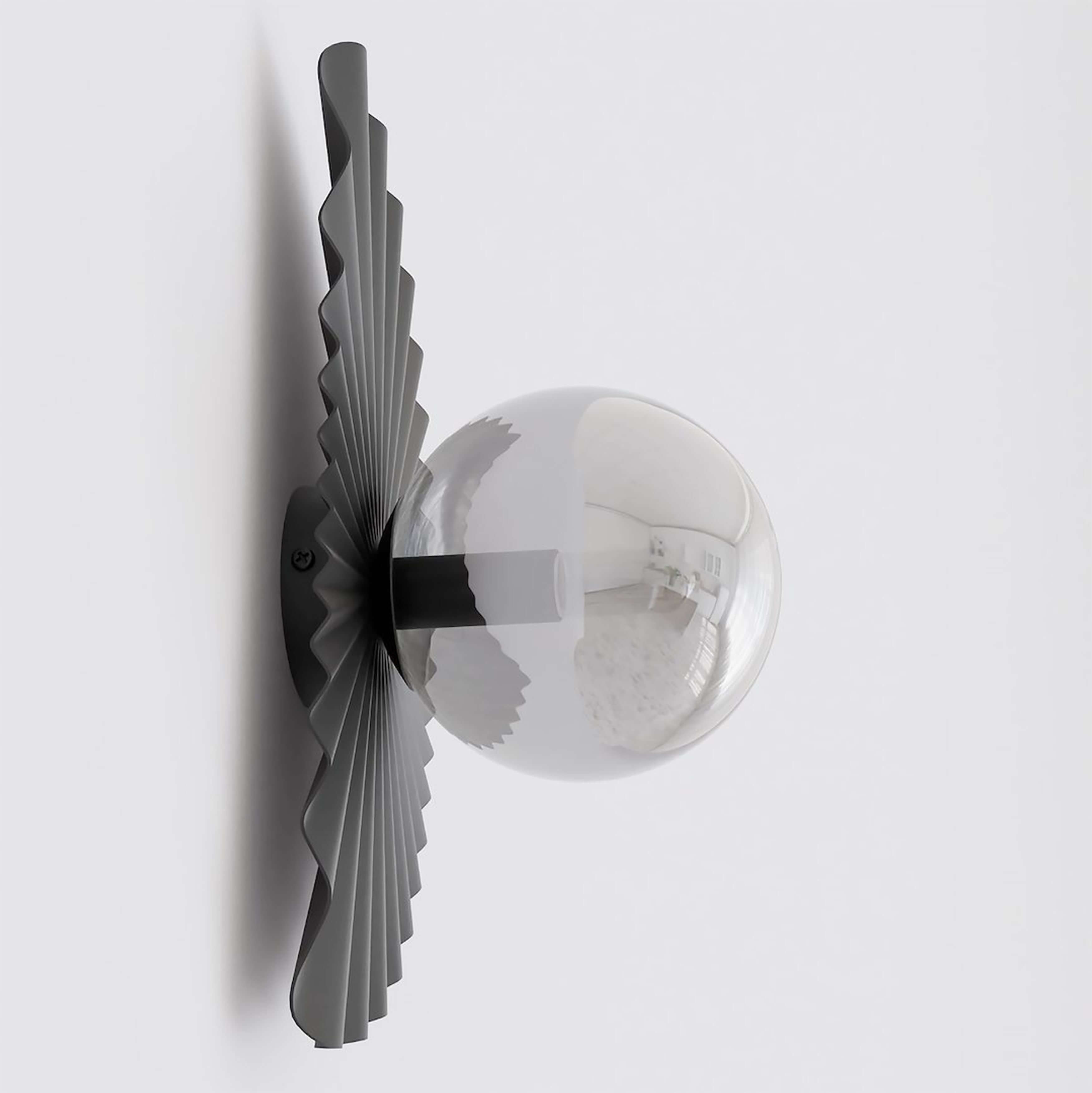 Emibig Flora lampă suspendată 1x8 W negru-opal 1762/K1
