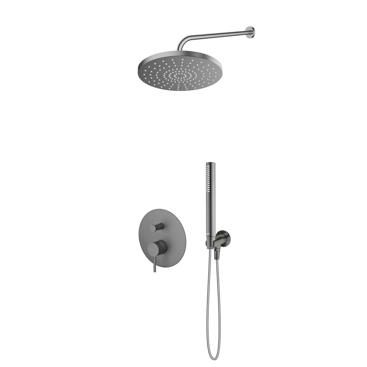 Set baterie cadă-duș Oltens Molle 34100400, cap de duș Oltens Pluva 37010400, 39402400, 39304400, 37102400, 37200400