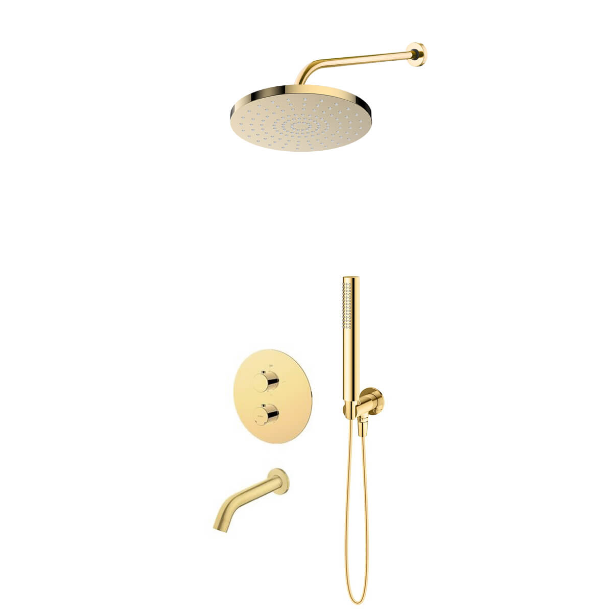 Set baterie cadă-duș Oltens Katla 34600800, cap de duș Oltens Pluva 37010800, 39100800, 39400800, 39304800, 37102800, 37200800