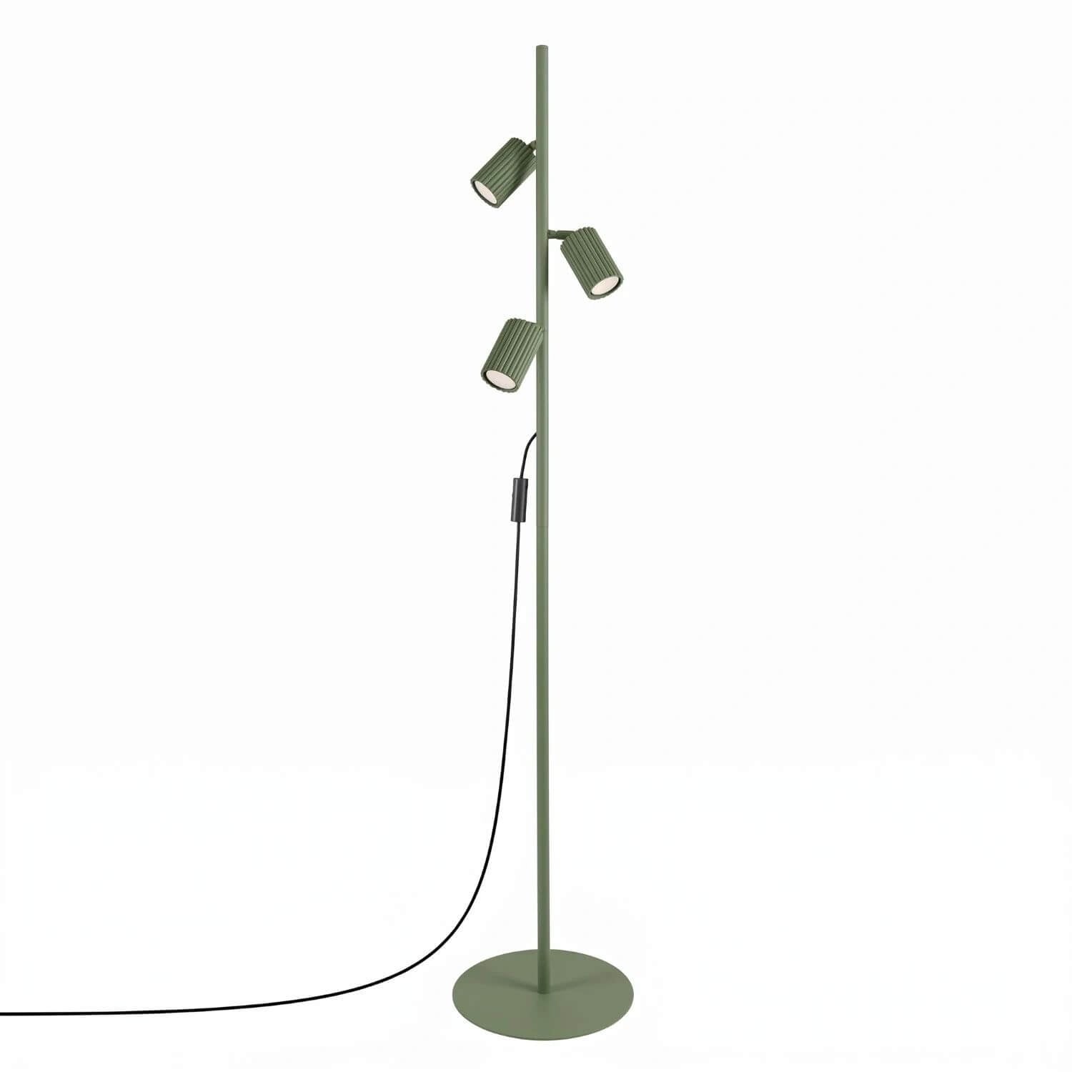 Sollux Lighting Karbon lampă de podea 3x10 W verde SL.2026