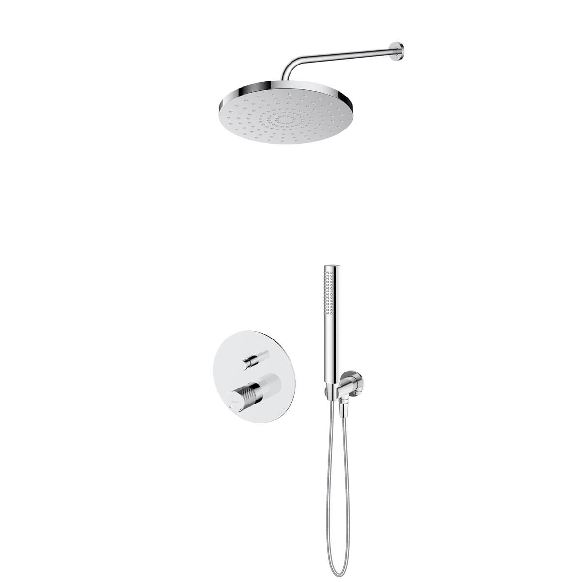 Set baterie cadă-duș Oltens Hamnes 34106100, cap de duș Oltens Pluva 37010100, 39400100, 37102100, 39304100, 37200100