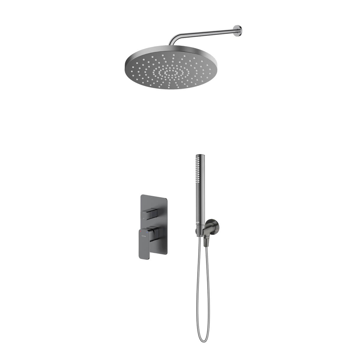 Set baterie cadă-duș Oltens Hadsel 34108400, cap de duș Oltens Alvo 37011400, 39402400, 39304400, 37102400, 37200400