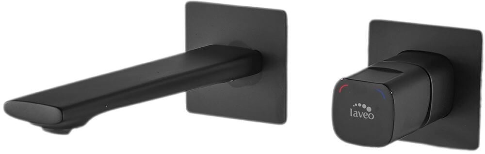 Laveo Tores baterie lavoar ascuns negru BVT_722P