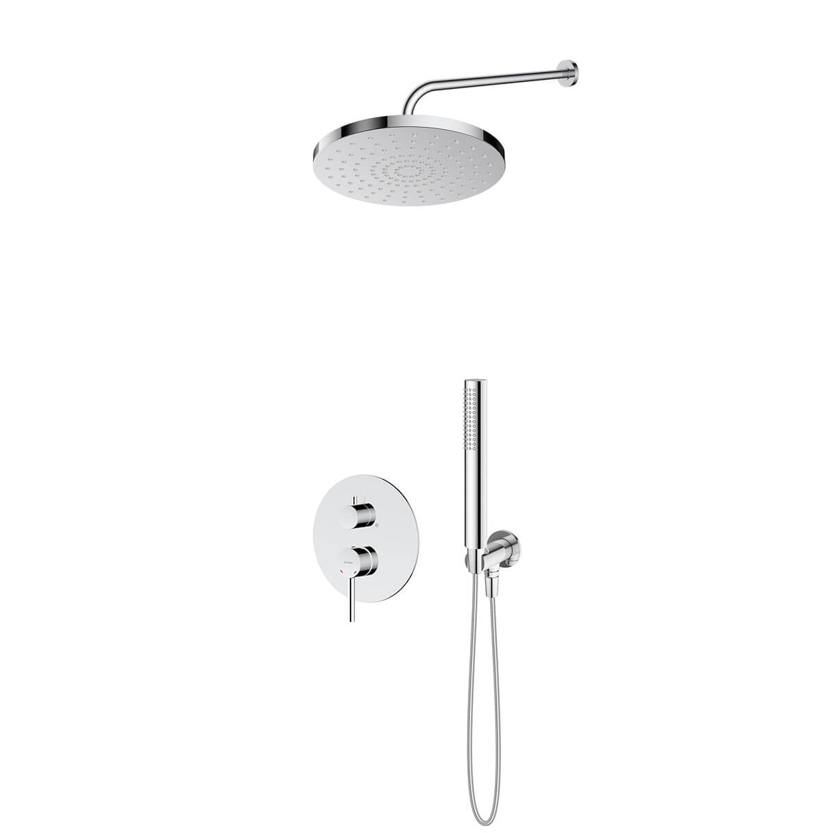 Set baterie cadă-duș Oltens Molle 34113100, cap de duș Oltens Pluva 37010100, 39400100, 37102100, 39304100, 37200100