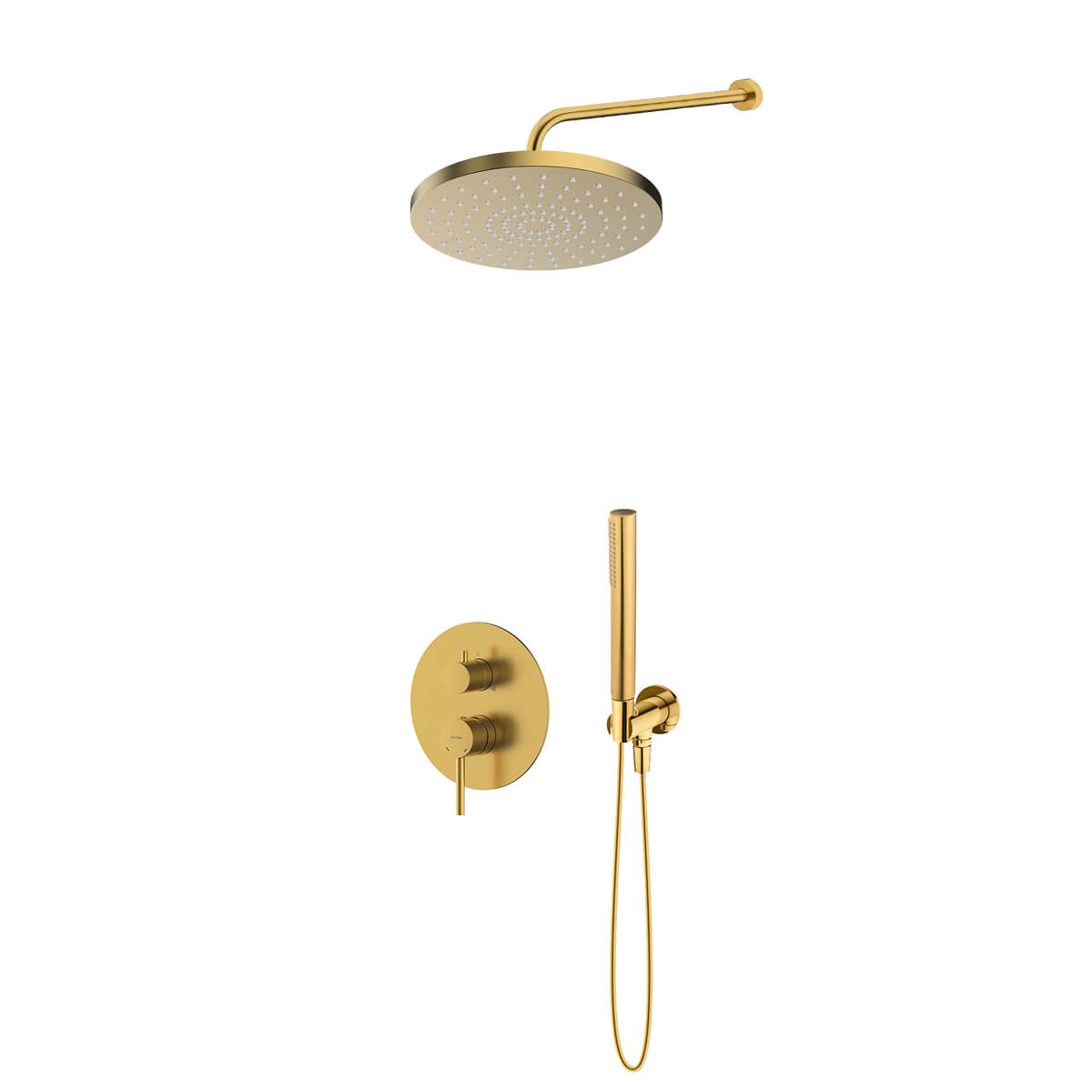 Set baterie cadă-duș Oltens Molle 34113810, cap de duș Oltens Pluva 37010810, 39402810, 39305810, 37106810, 37203800