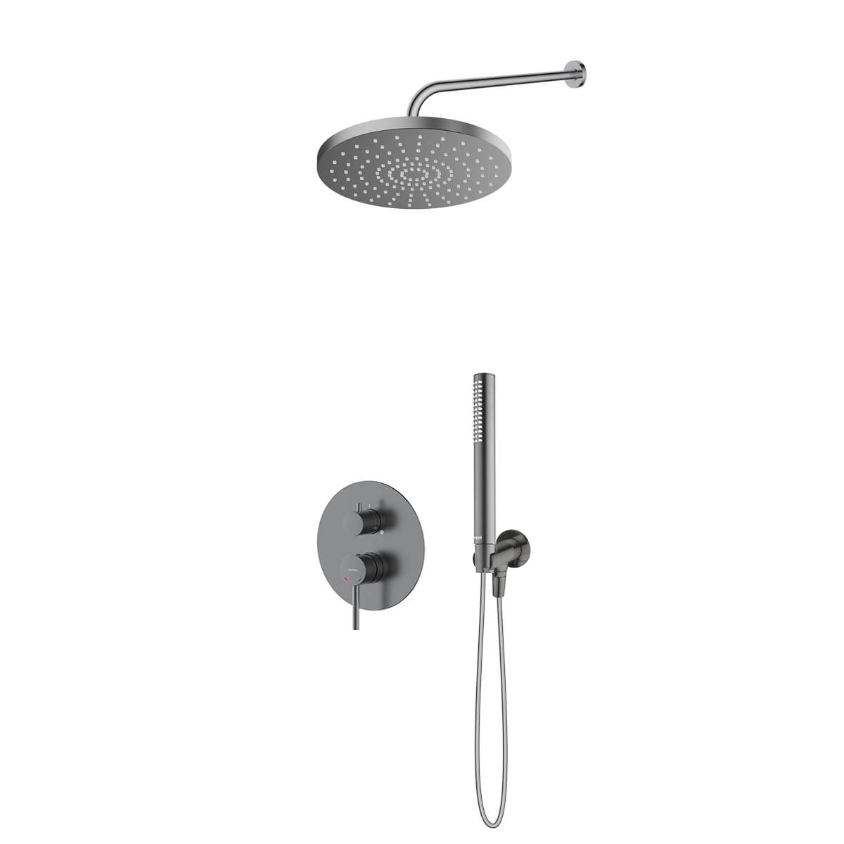 Set baterie cadă-duș Oltens Molle 34113400, cap de duș Oltens Pluva 37010400, 39402400, 39304400, 37102400, 37200400