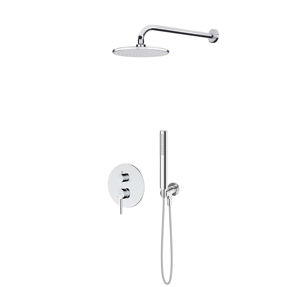 Set baterie cadă-duș Oltens Molle 34113100, cap de duș Oltens Vindel 37000100, 39400100, 37102100, 39304100, 37200100