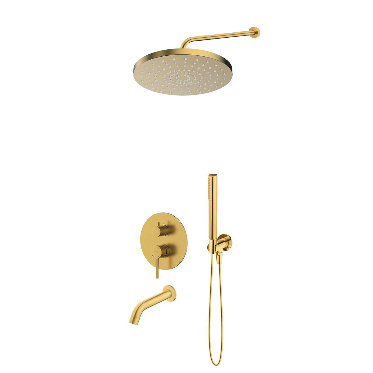 Set baterie cadă-duș Oltens Molle 34113810, cap de duș Oltens Alvo 37011810, 39100810, 39402810, 39305810, 37106810, 37203800