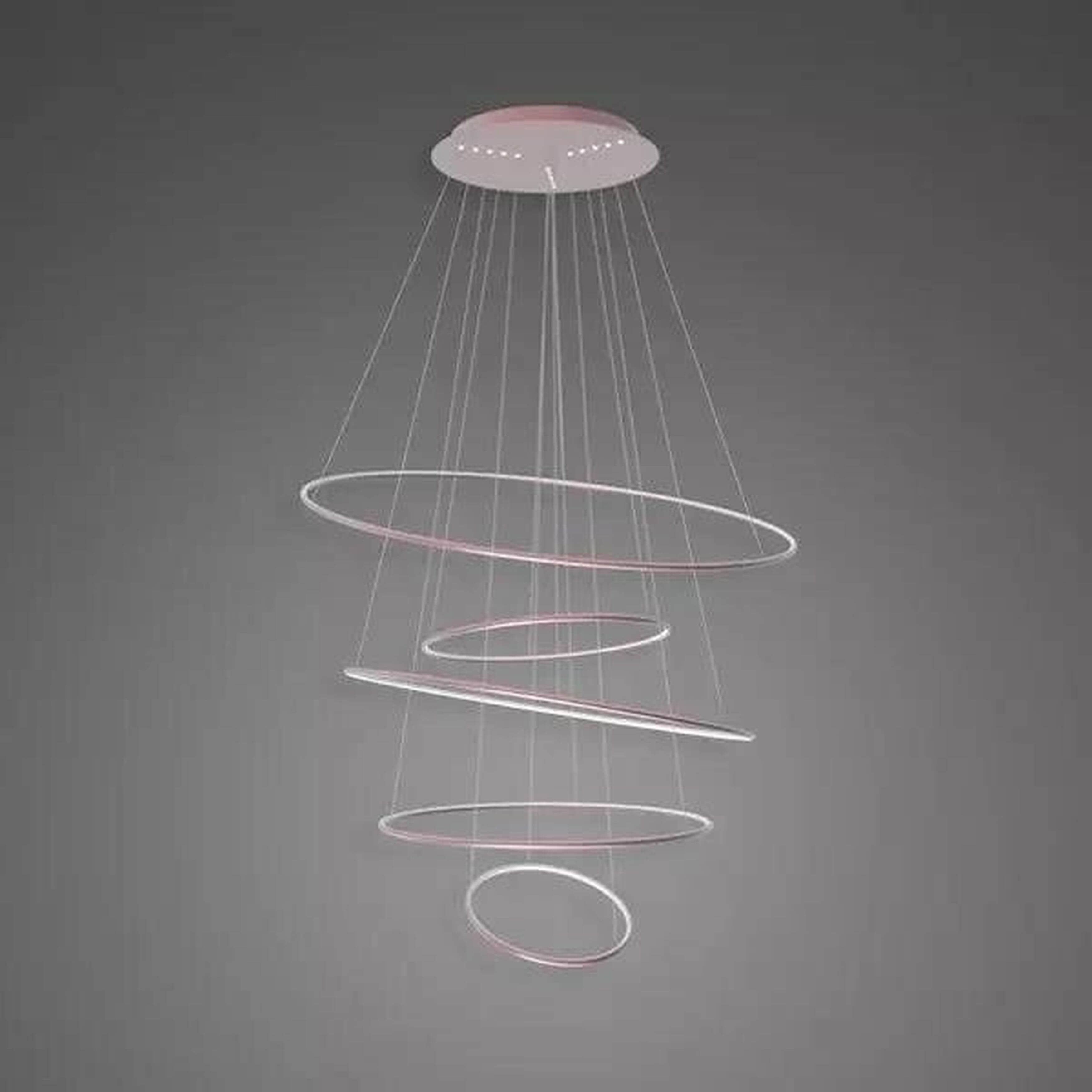 Altavola Design Ledowe Okręgi lampă suspendată 5x151 W aur roz LA085/P_120_in_3k_rose_gold