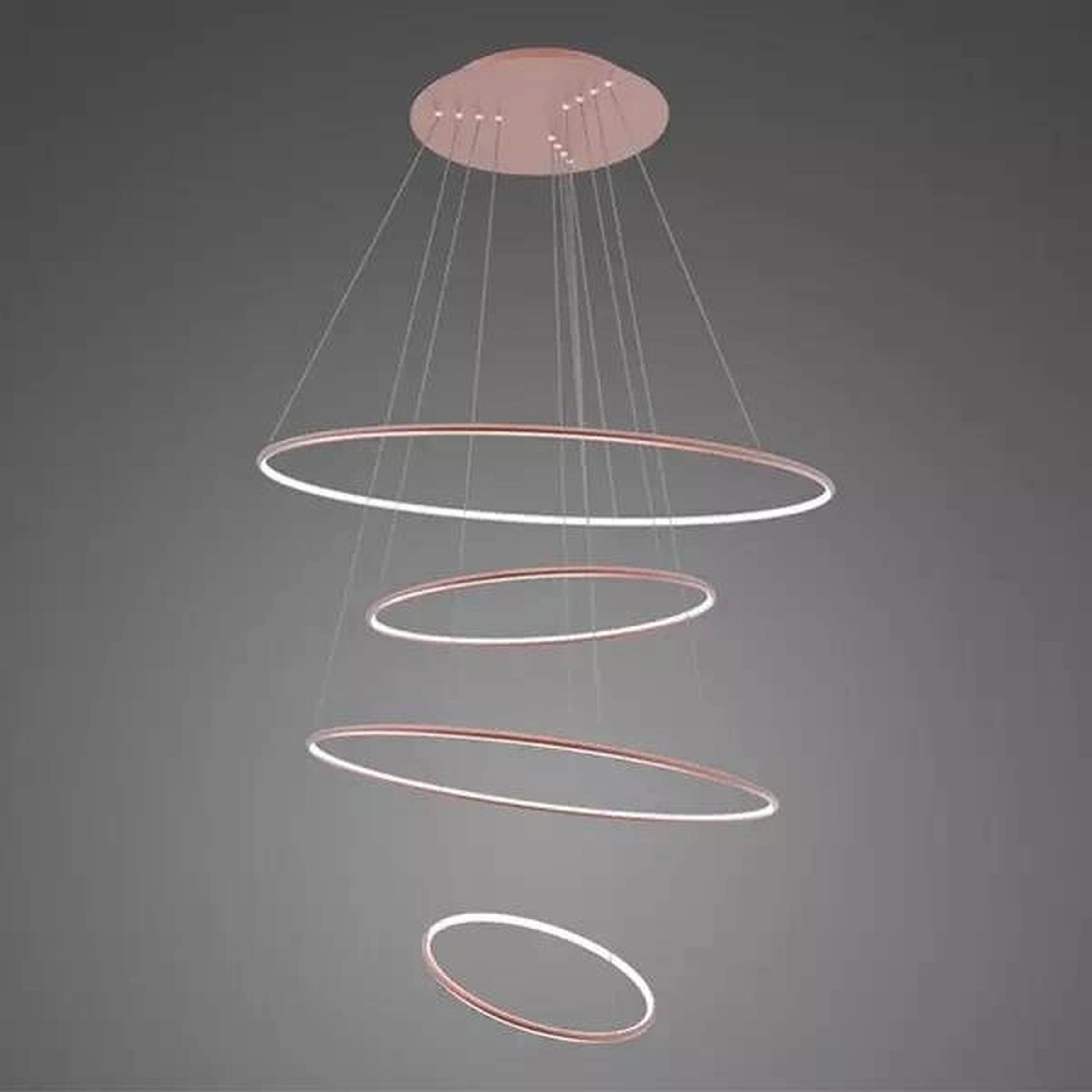 Altavola Design Ledowe Okręgi lampă suspendată 1x W aur roz LA084/P_100_in_4k_rose_gold_Dali