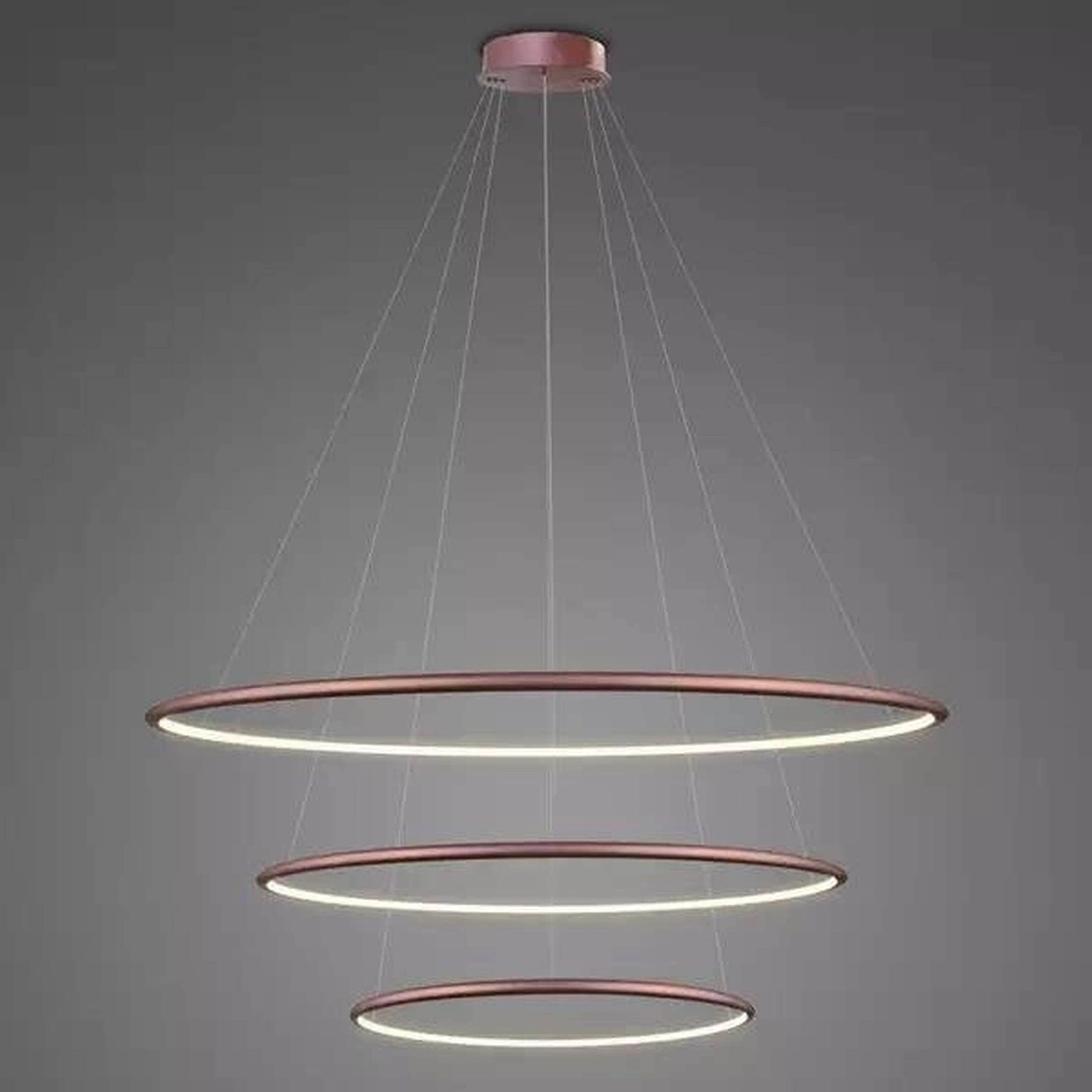 Altavola Design Ledowe Okręgi lampă suspendată 1x68 W aur roz LA075/P_80_in_4k_rose_gold