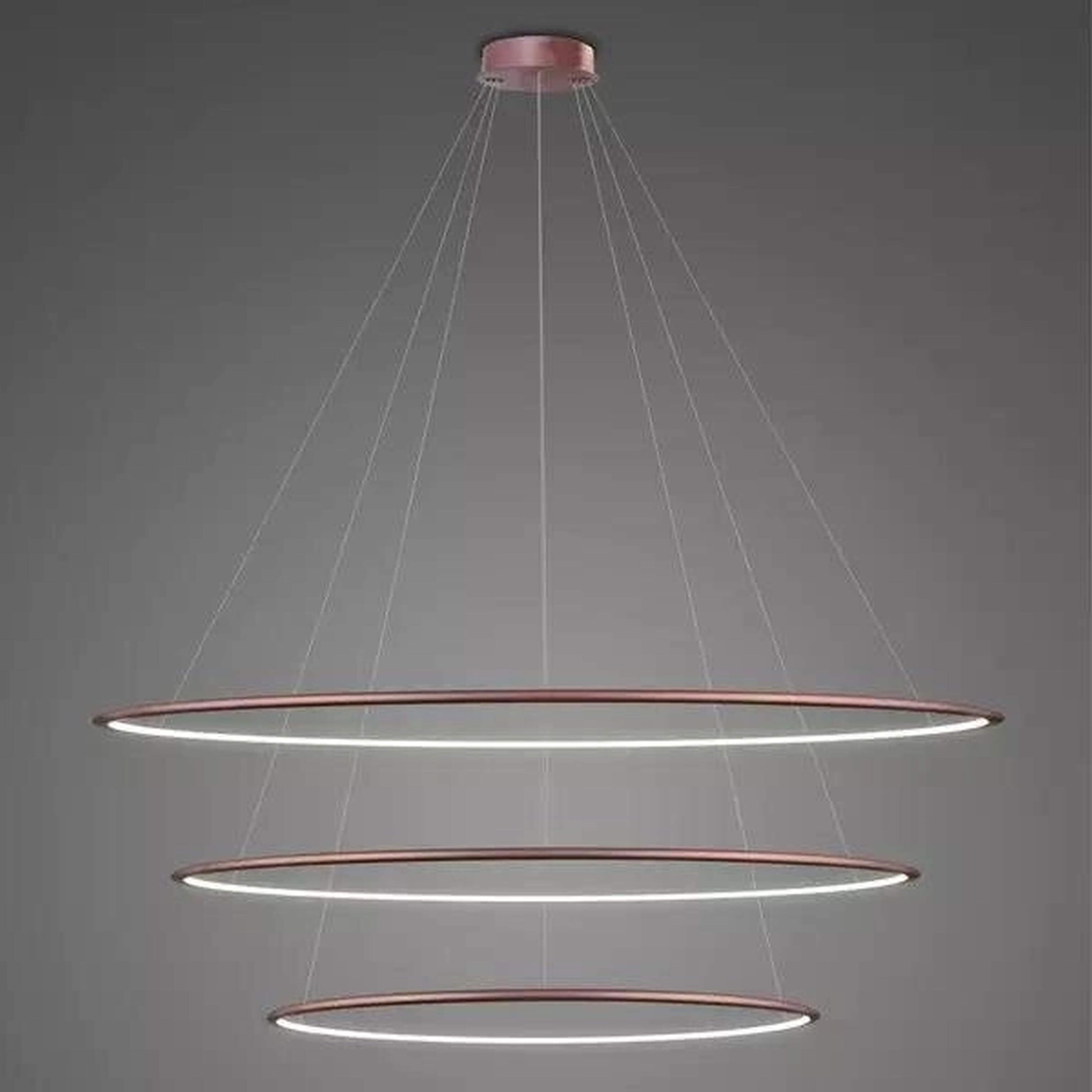 Altavola Design Led Shape lampă suspendată 3x113 W aur roz LA075/P_120_in_4k_rose_gold