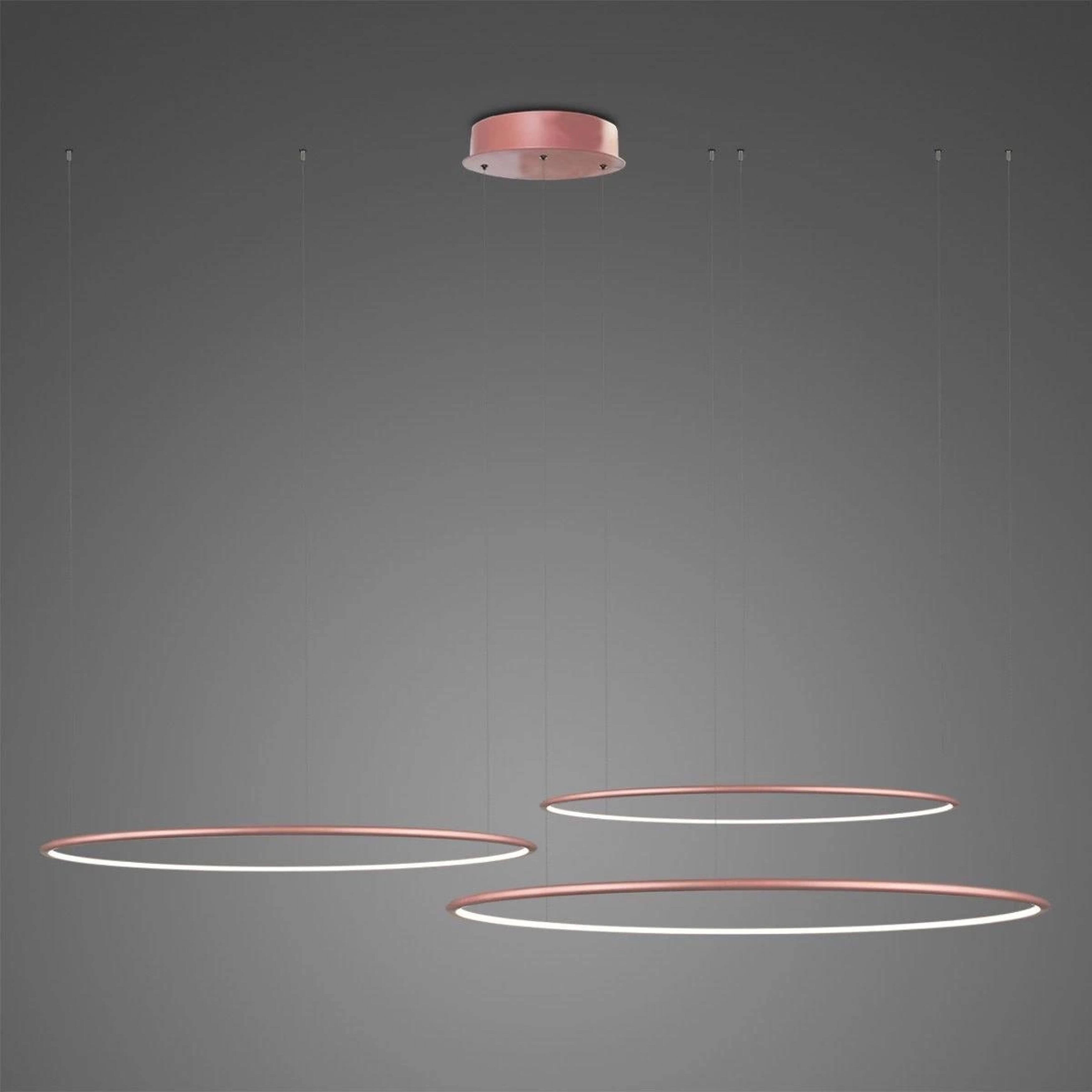 Altavola Design Led Shape lampă suspendată 1x68 W aur roz LA075/CO3_80_in_4k_rose_gold_dimm