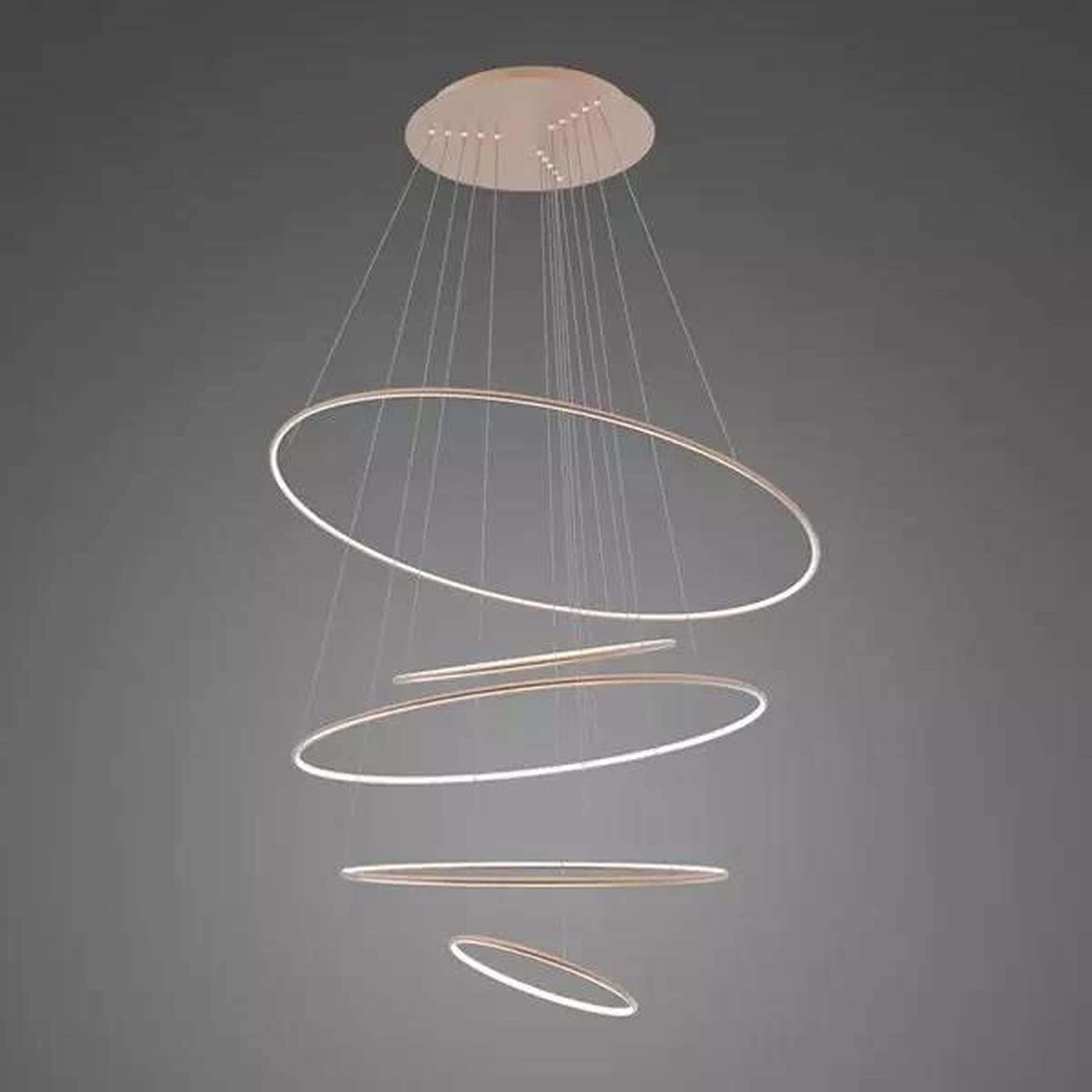 Altavola Design Ledowe Okręgi lampă suspendată 5x W cupru LA085/P_150_in_4k_copper_Dali