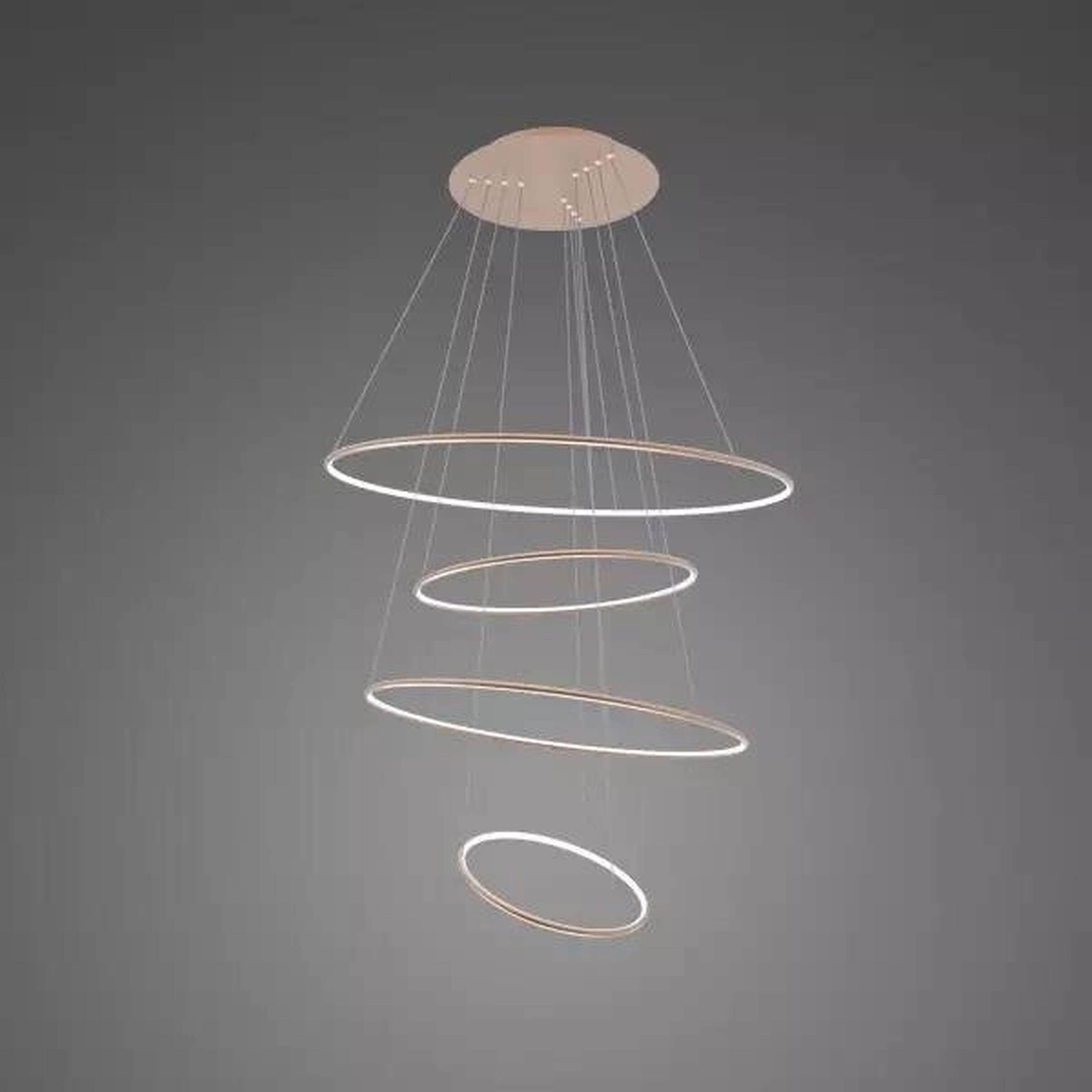 Altavola Design Ledowe Okręgi lampă suspendată 1x W cupru LA084/P_100_in_3k_copper_Dali