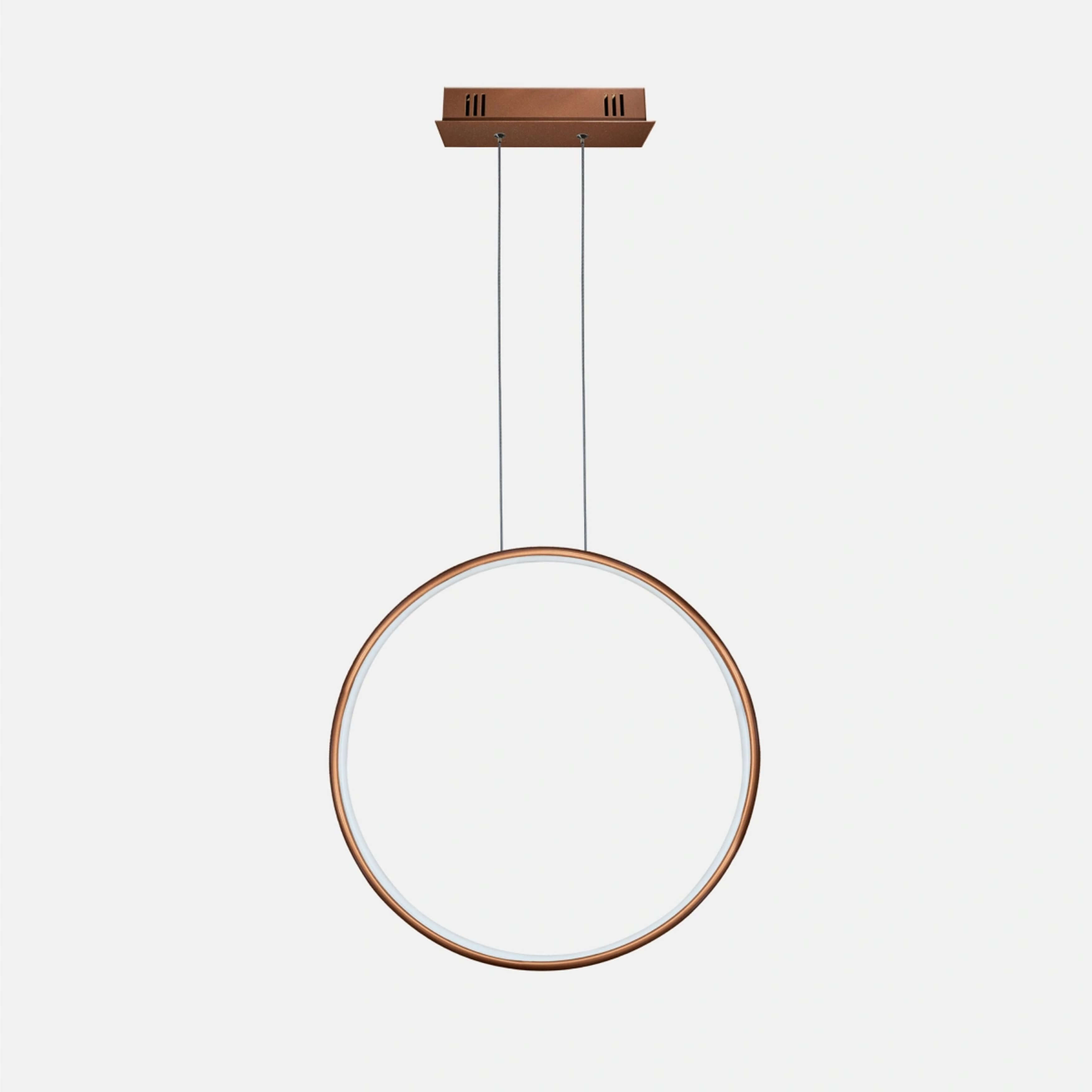 Altavola Design Ledowe Okręgi lampă suspendată 1x23 W cupru LA073/X_60_in_3k_copper_dimm