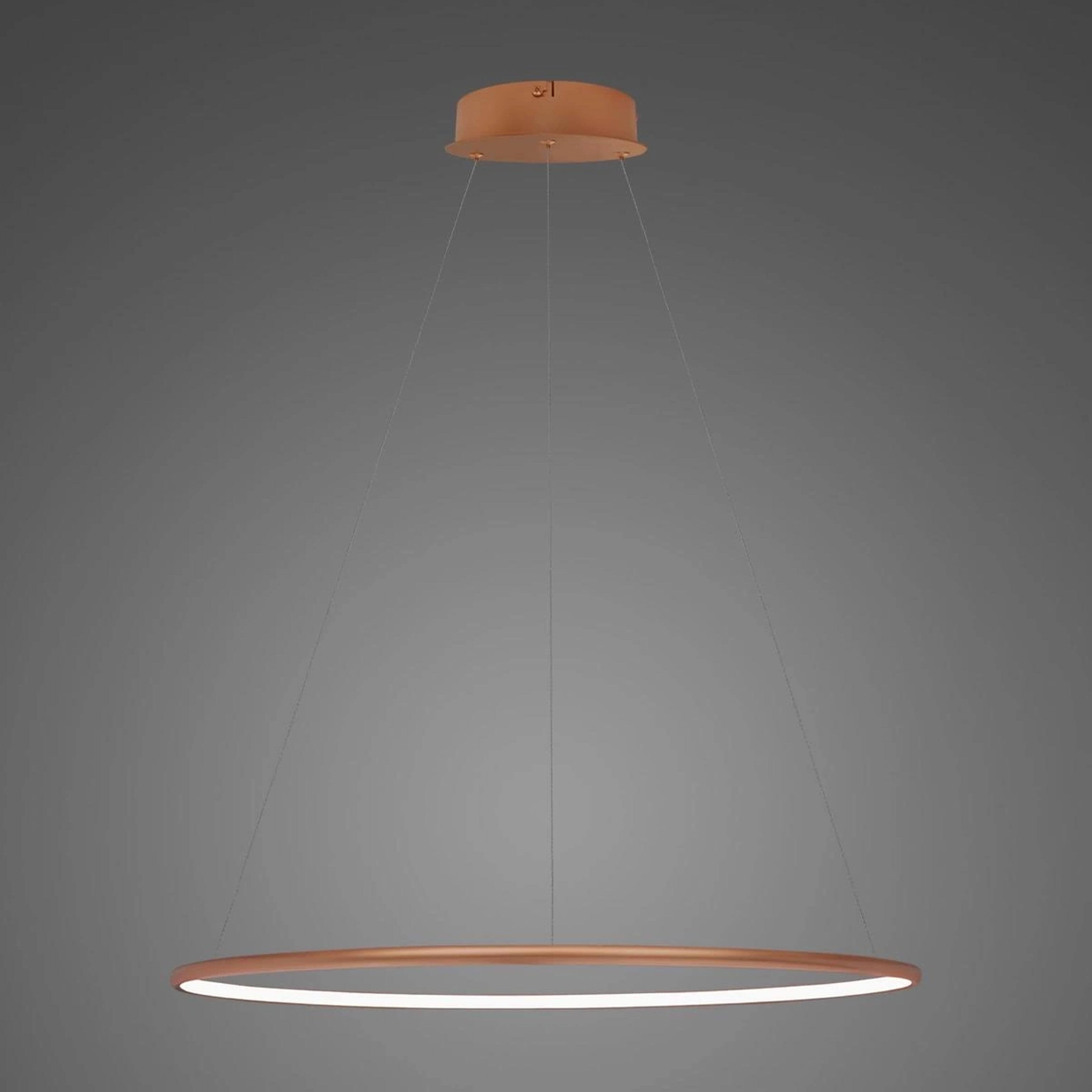Altavola Design Ledowe Okręgi lampă suspendată 1x23 W cupru LA073/P_60_in_3k_copper_dimm