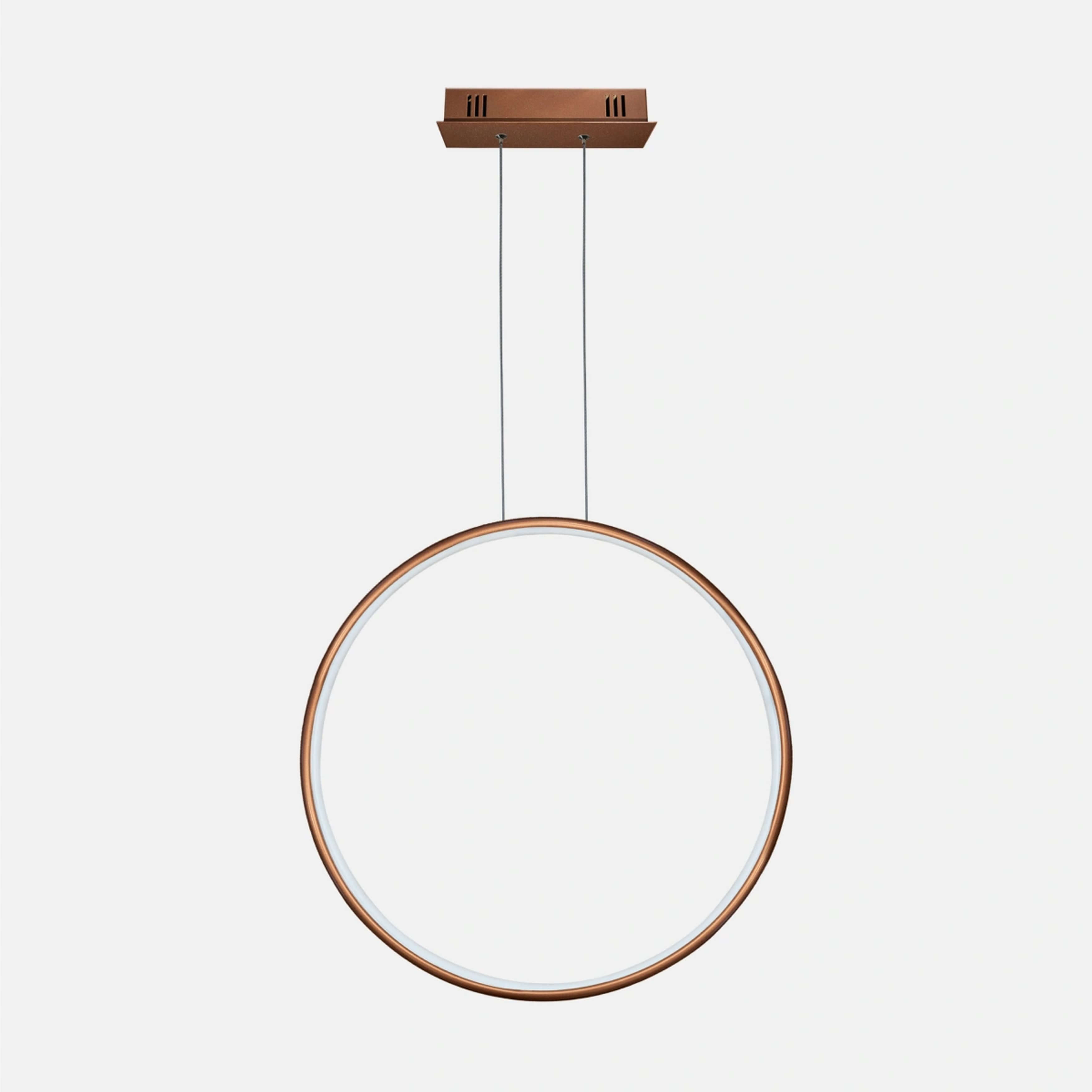 Altavola Design Ledowe Okręgi lampă suspendată 1x30 W cupru LA073/X_80_in_3k_copper_dimm