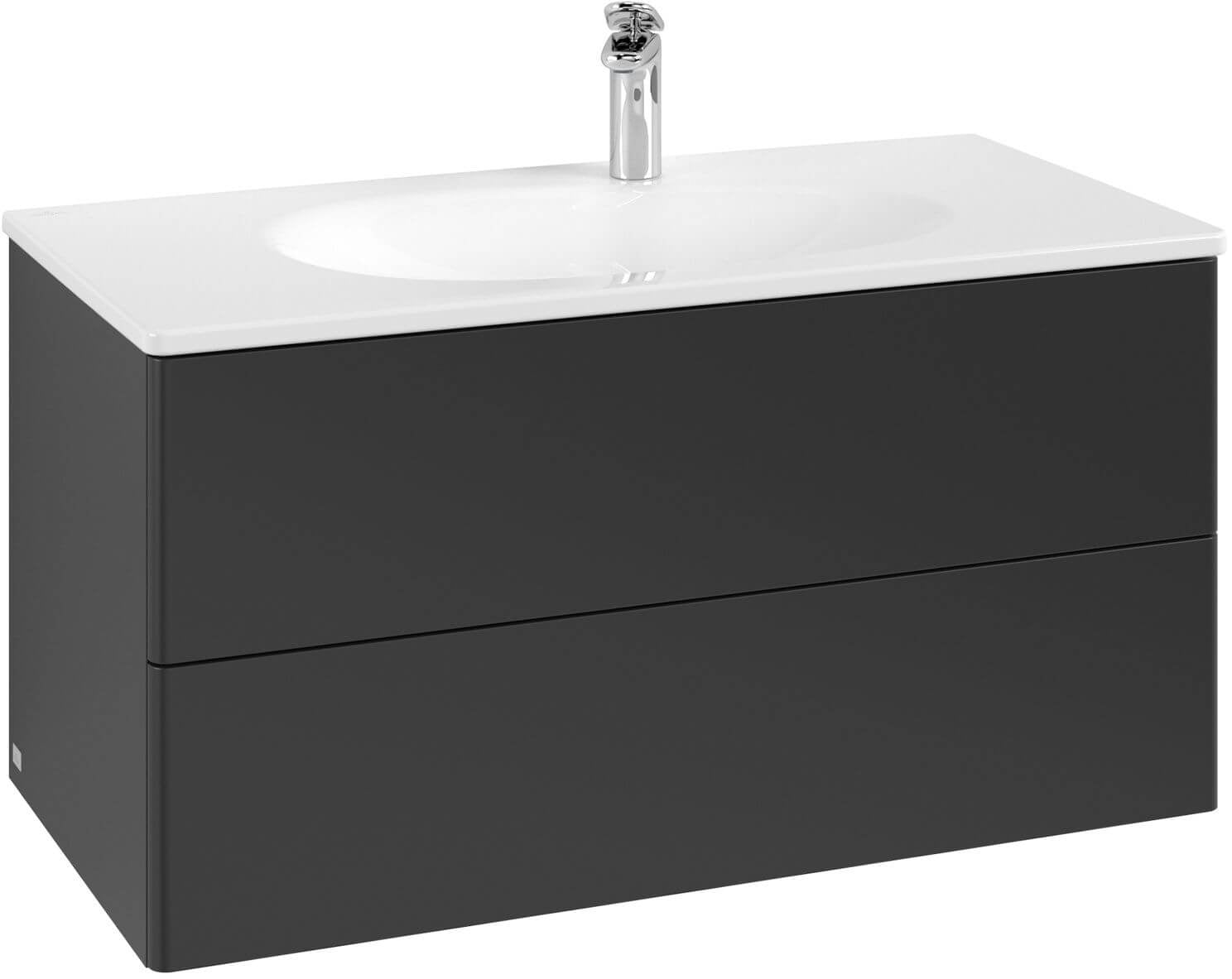 Villeroy & Boch Antao dulap 98.8x49.6x50.4 cm sub chiuveta pe perete negru K05000PD
