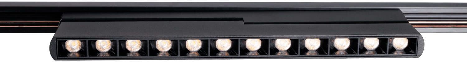 MaxLight Micro11 lampa magnetică 1x18 W negru N0005N