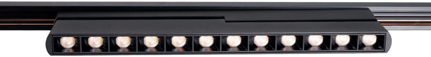 MaxLight Micro11 lampa magnetică 1x18 W negru N0005Z