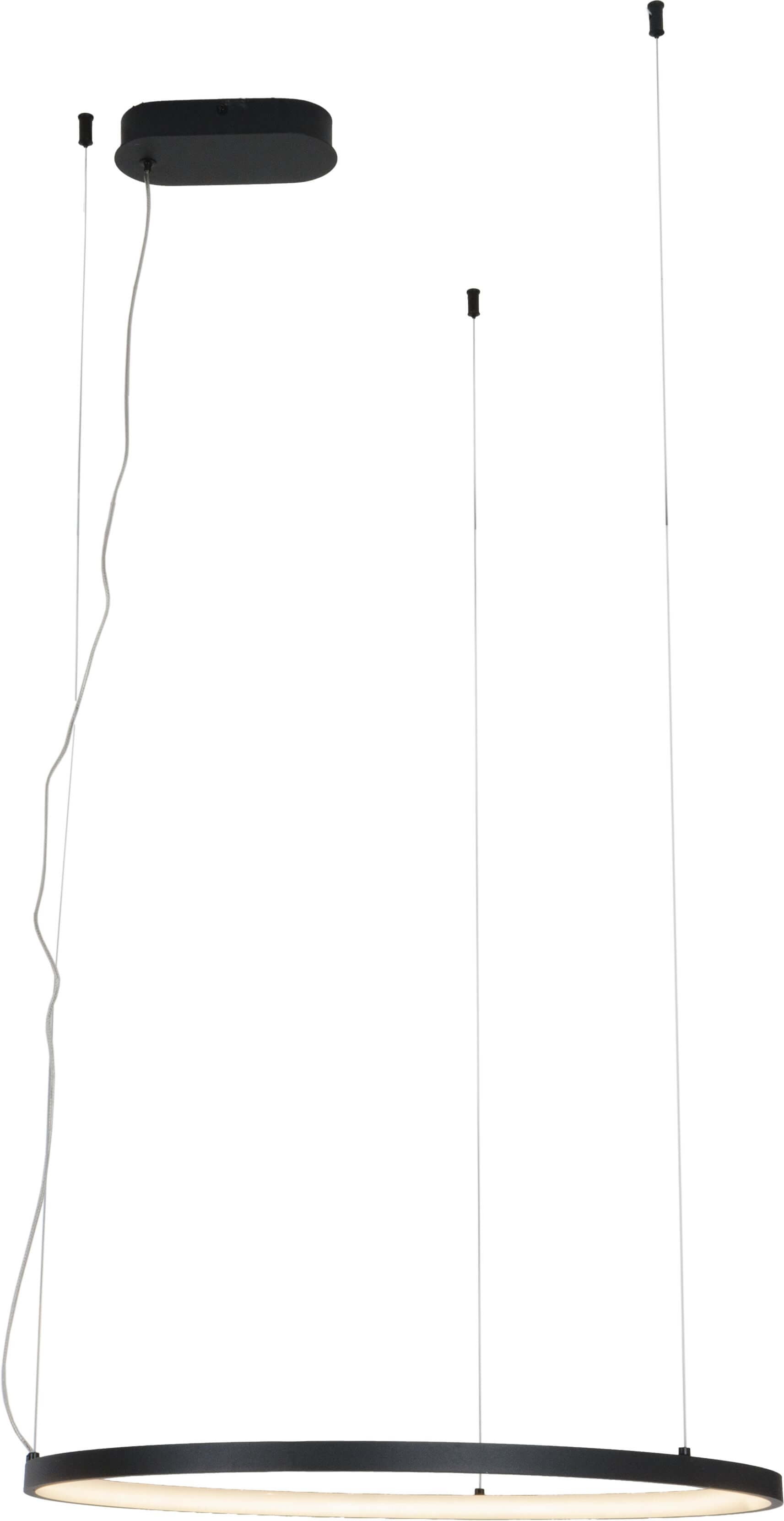 MaxLight Visual lampă suspendată 1x23 W negru P0656