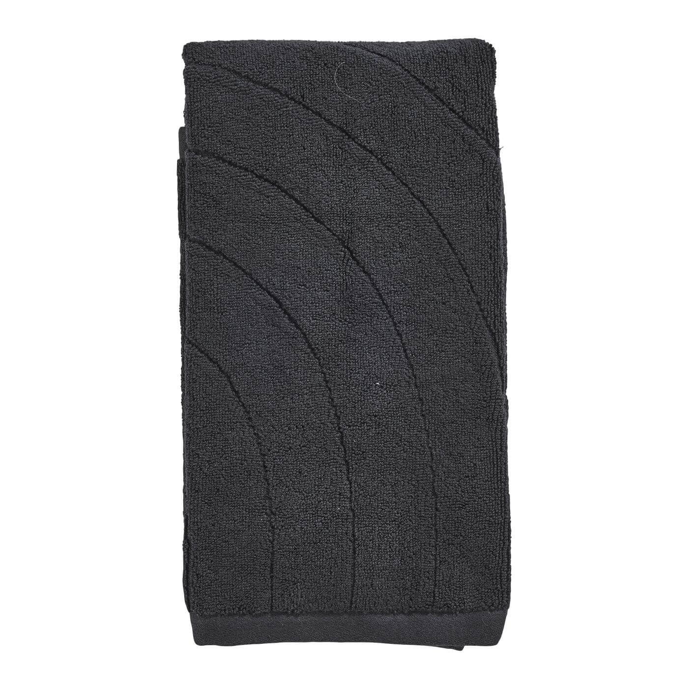 Zone Denmark Time prosop 100x50 cm bumbac negru 33615