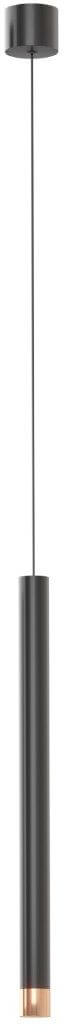 Open Design Q I Nero/Rose Gold 50 lampă suspendată 1x3.5 W negru-auriu OR85143