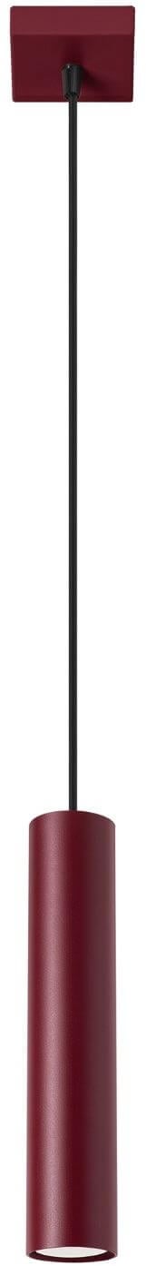 Sollux Lighting Lagos lampă suspendată 1x10 W burgundia SL.2081