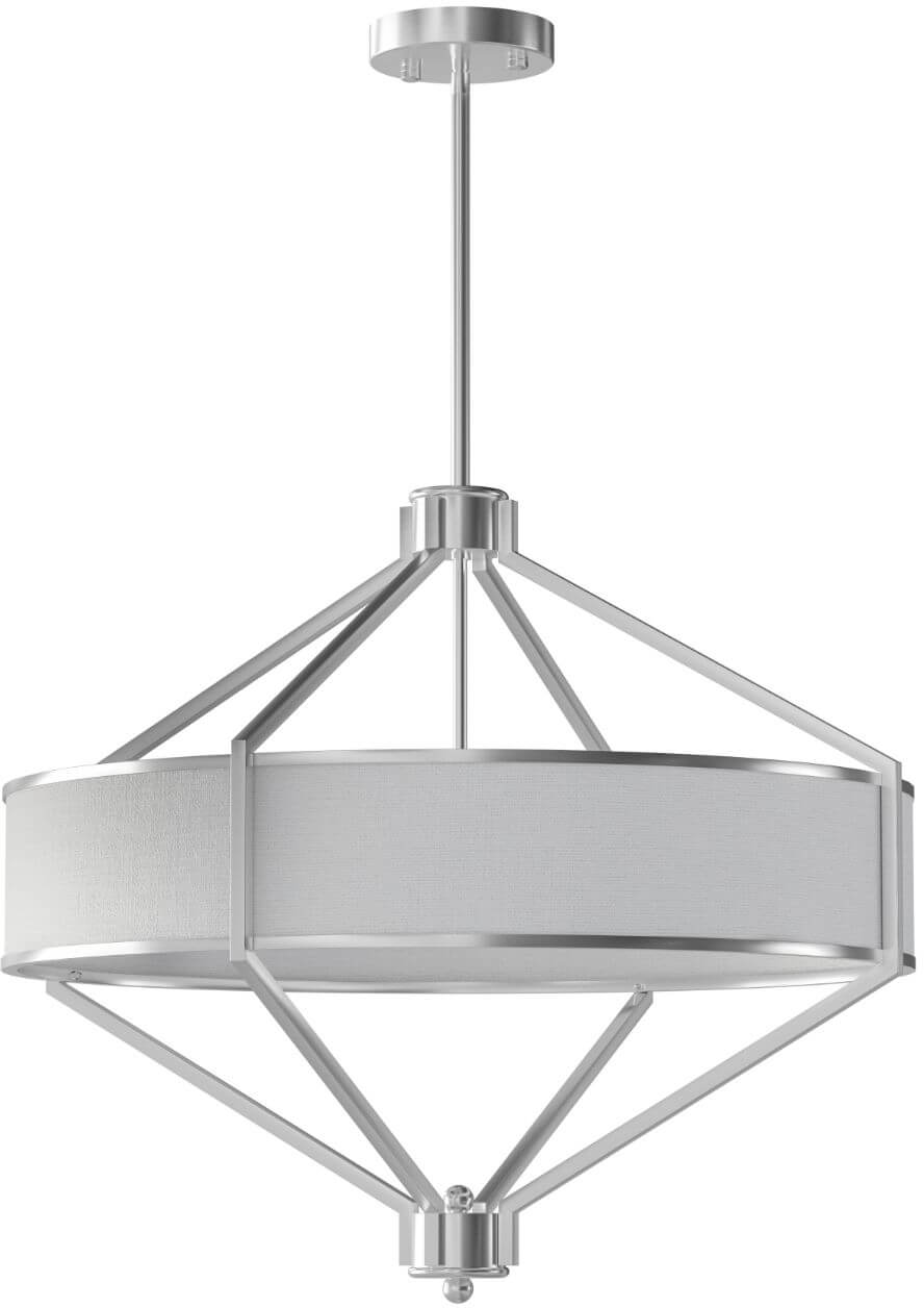 Open Design Zundo Satin Nikiel 60 lampă suspendată 4x15 W alb-nichel OR85822