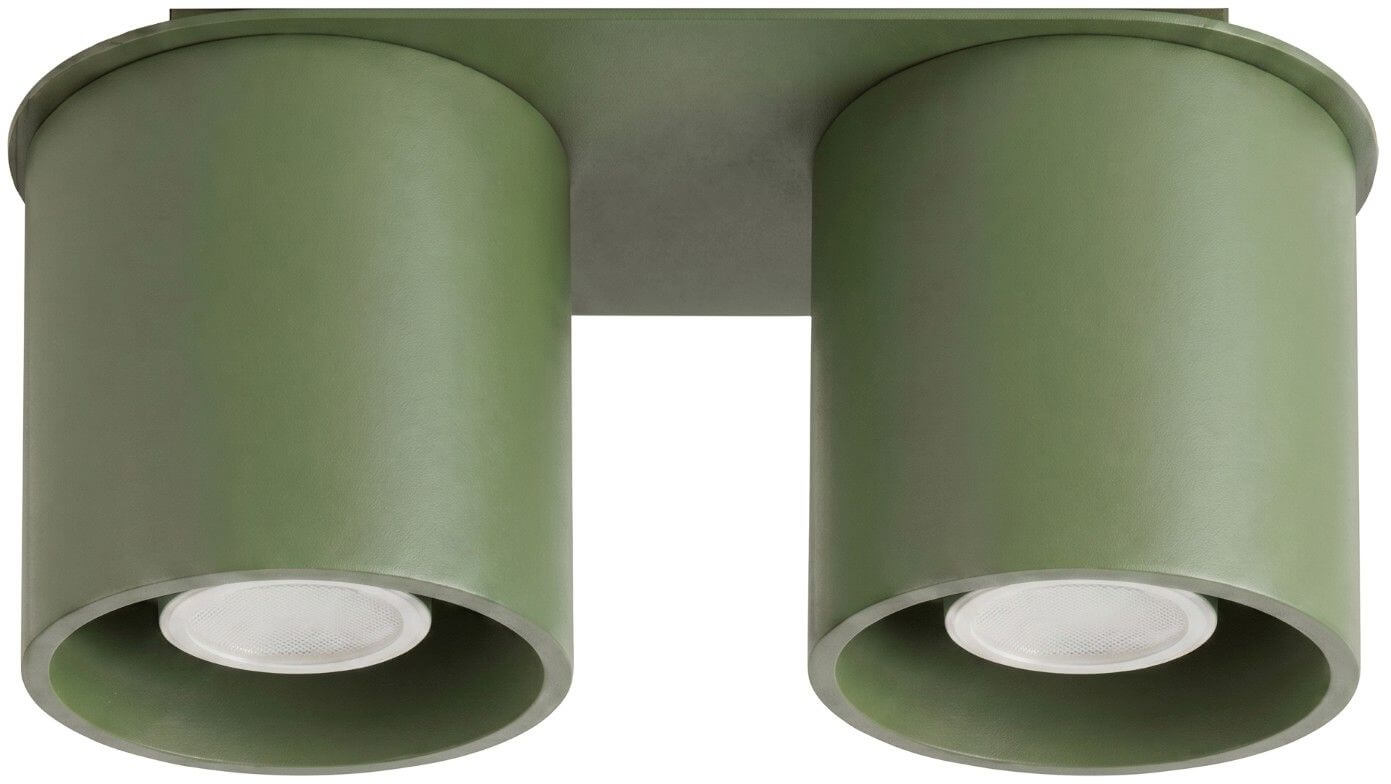 Sollux Lighting Orbis lampă de tavan 2x10 W verde SL.2103