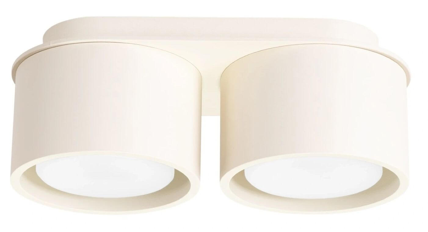 Sollux Lighting Modo lampă de tavan 2x10 W bej SL.2443