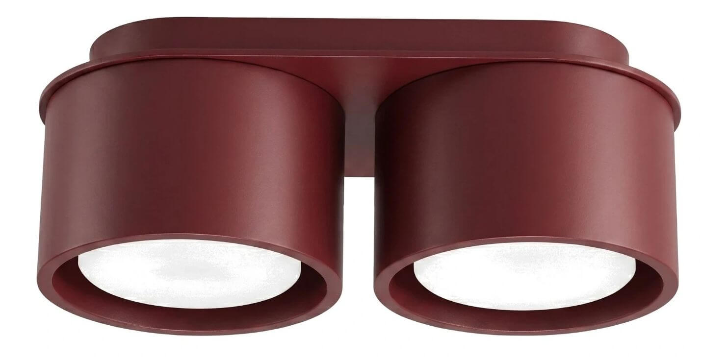 Sollux Lighting Modo lampă de tavan 2x10 W burgundia SL.2455