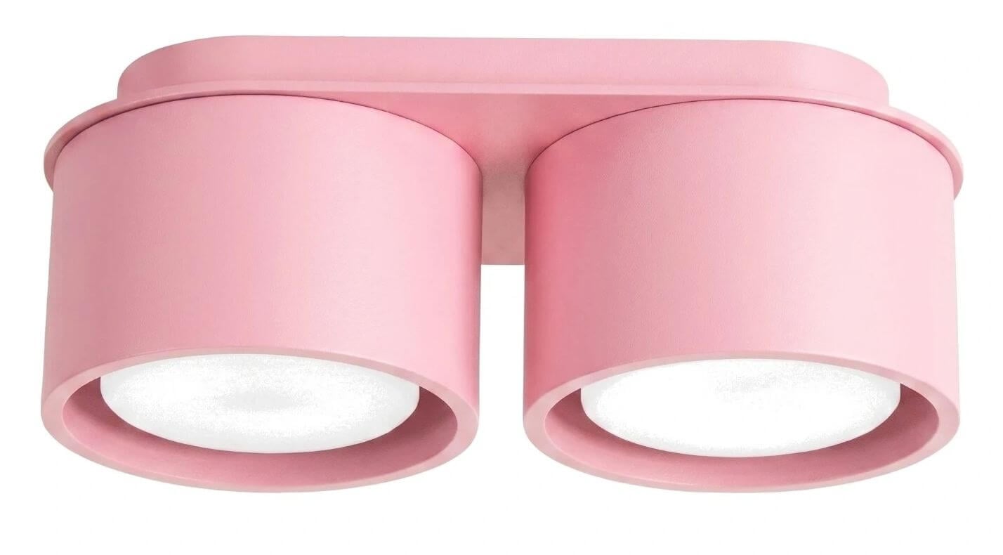 Sollux Lighting Modo lampă de tavan 2x10 W roz SL.2467