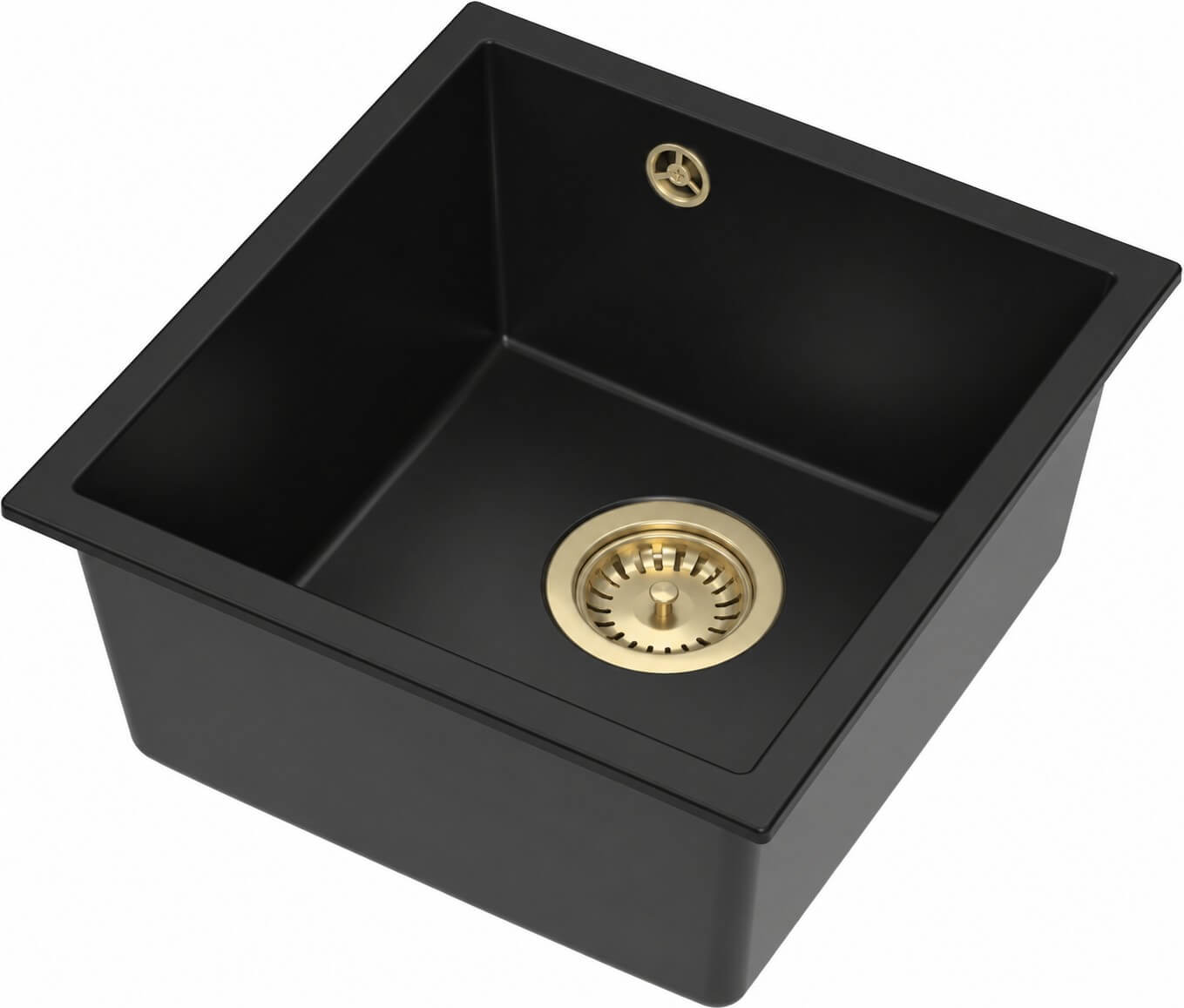 Ruvetti Arlo 45 cuvă suspendată 41x38.5 cm negru 3001AR_FB45_P-PVDCH
