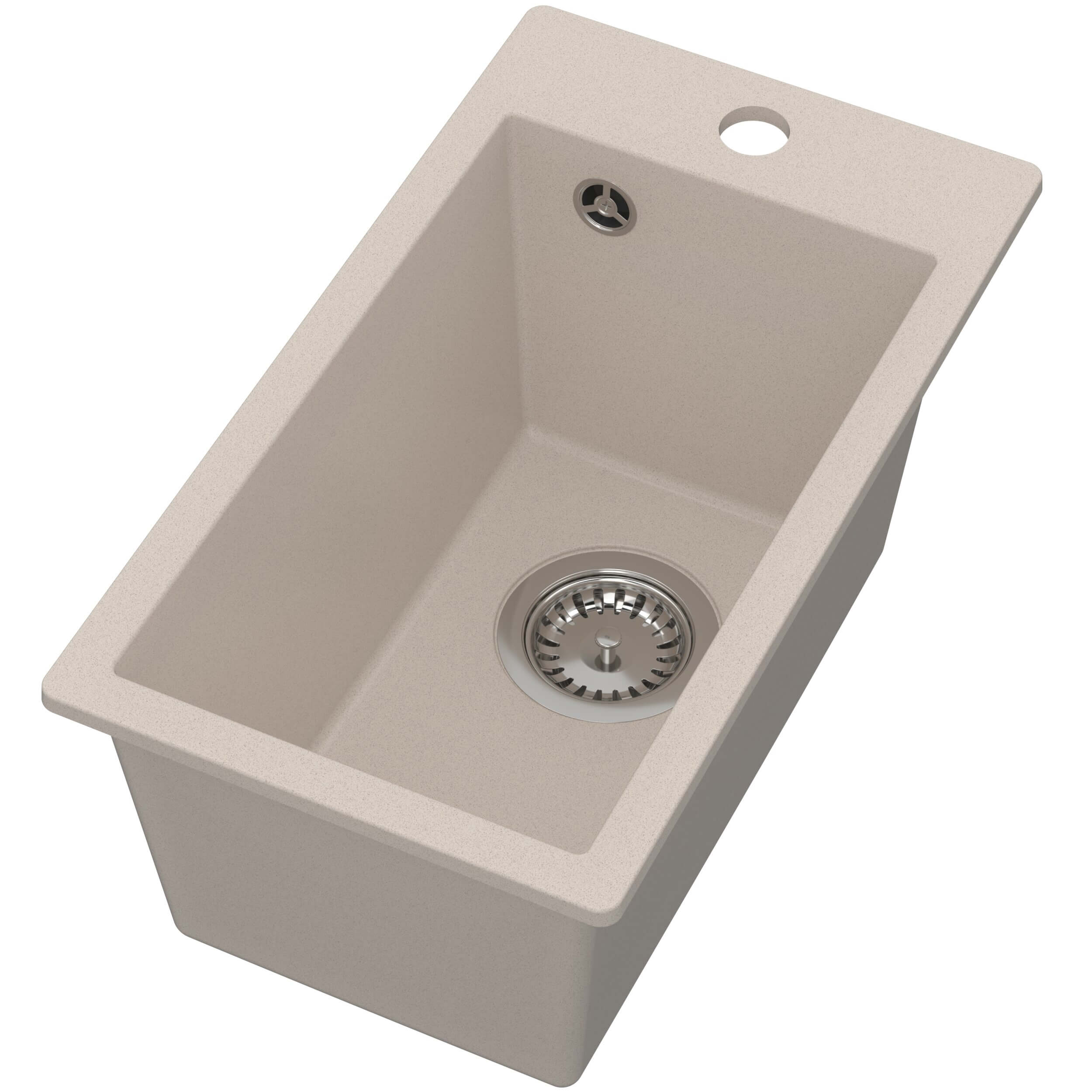 Ruvetti Pino chiuvetă din granit 50x28 cm bej 3001PIBE35W
