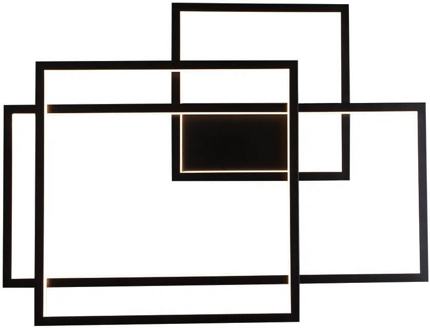 MaxLight Geometric lampă de perete 1x45 W negru W0233D