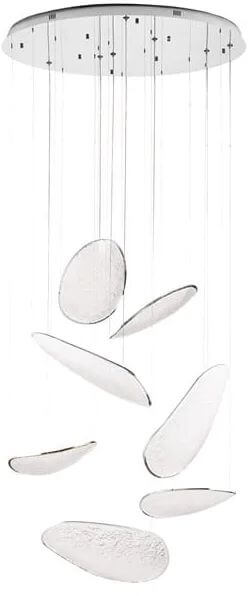 MaxLight Empire lampă suspendată 1x121 W crom P0634D
