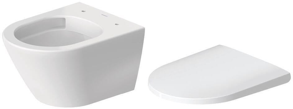 Set vas WC Duravit D-Neo 2588090000, capac WC Duravit D-Neo 0021690000