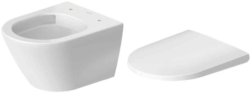 Set vas WC Duravit D-Neo 2588090000, capac WC Duravit D-Neo 0021610000