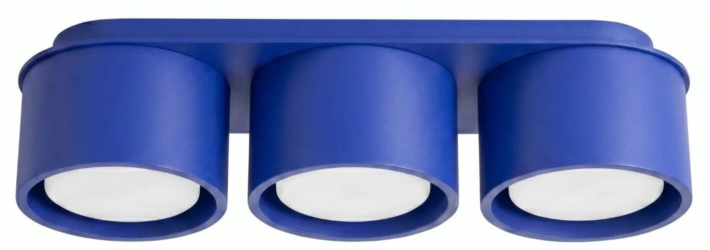 Sollux Lighting Modo lampă de tavan 3x10 W albastru SL.2460