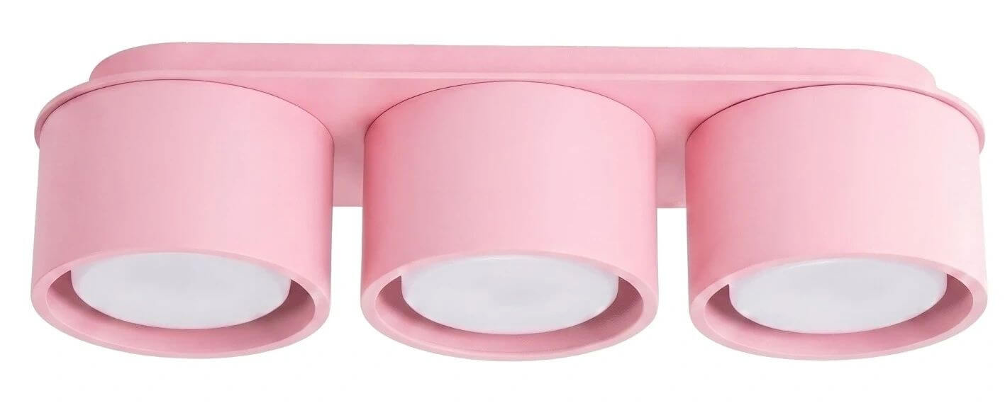 Sollux Lighting Modo lampă de tavan 3x10 W roz SL.2468